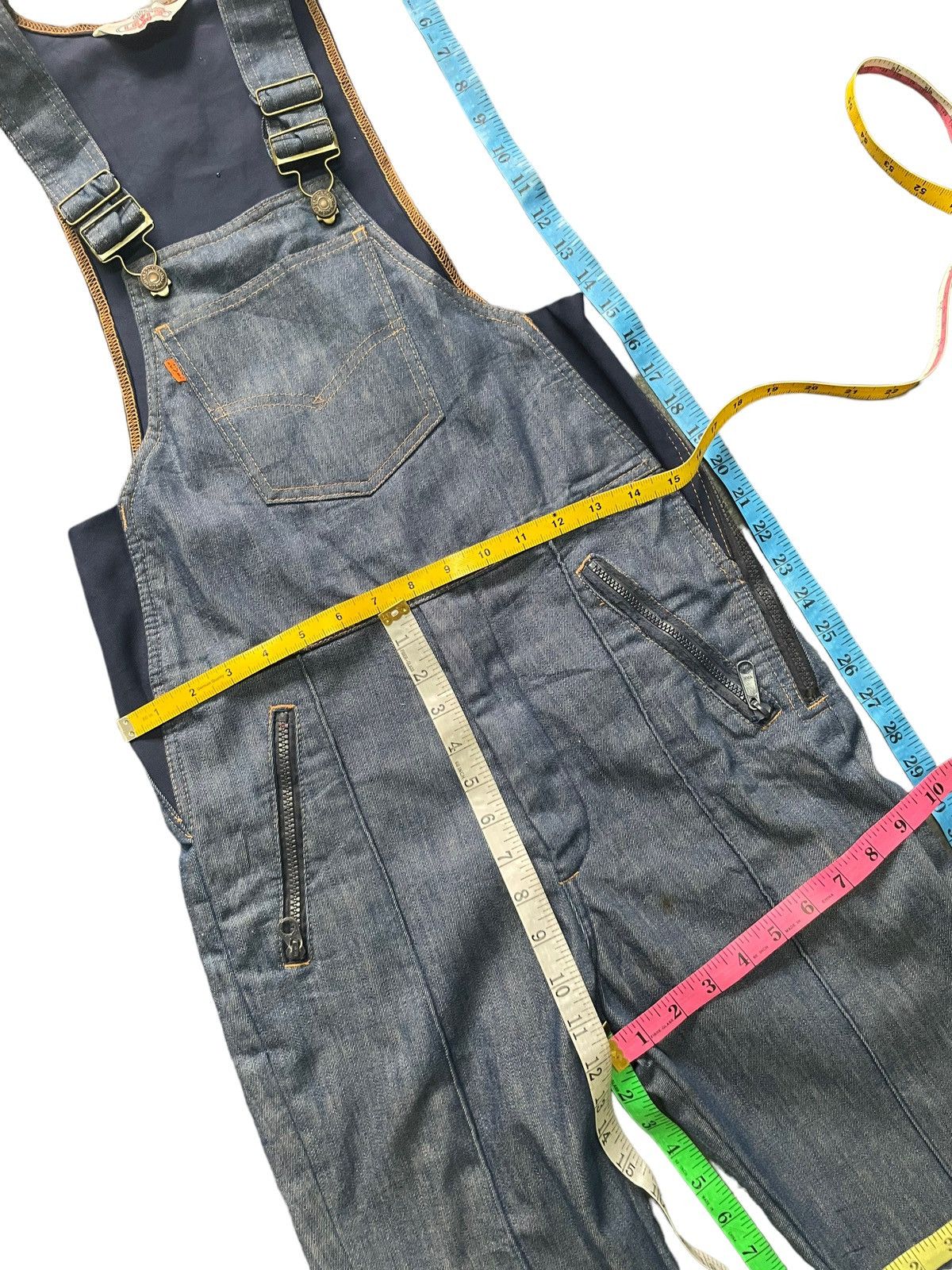 Levi's Vintage & Rare 70’s Levis Ski Orange Tag Overalls Size 31" - 11 Thumbnail