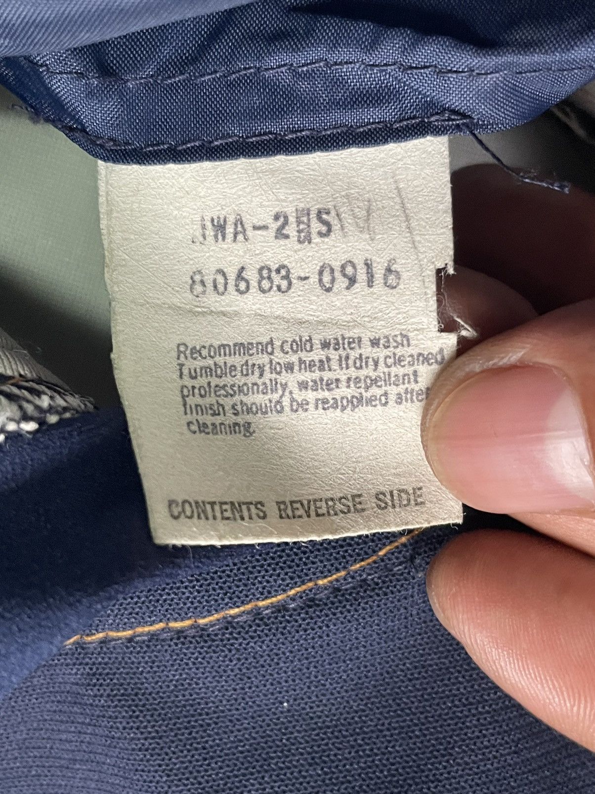 Levi's Vintage & Rare 70’s Levis Ski Orange Tag Overalls Size 31" - 14 Thumbnail