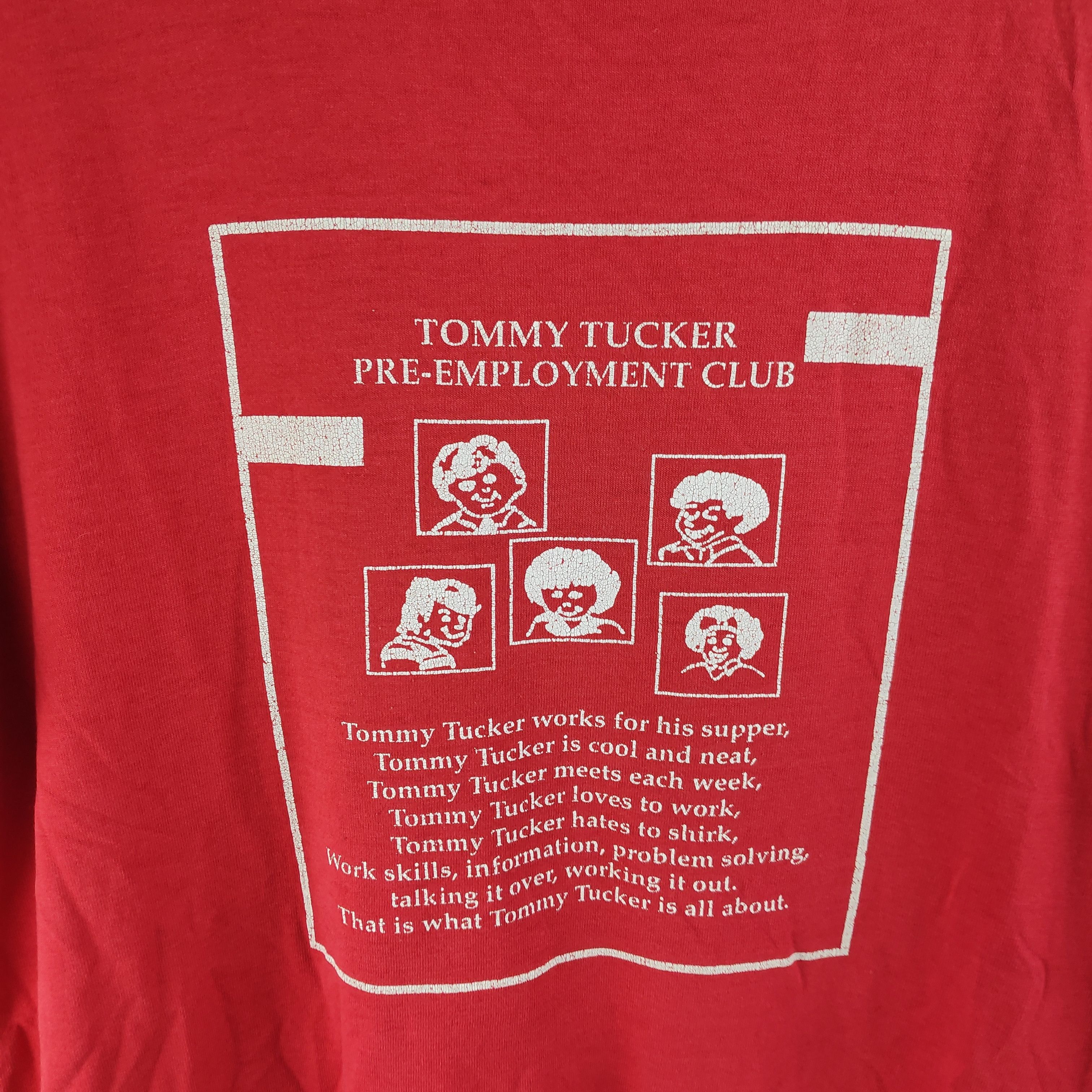 Vintage Vtg 90s Tommy Tucker Quote Art Tee Size US M / EU 48-50 / 2 - 3 Thumbnail