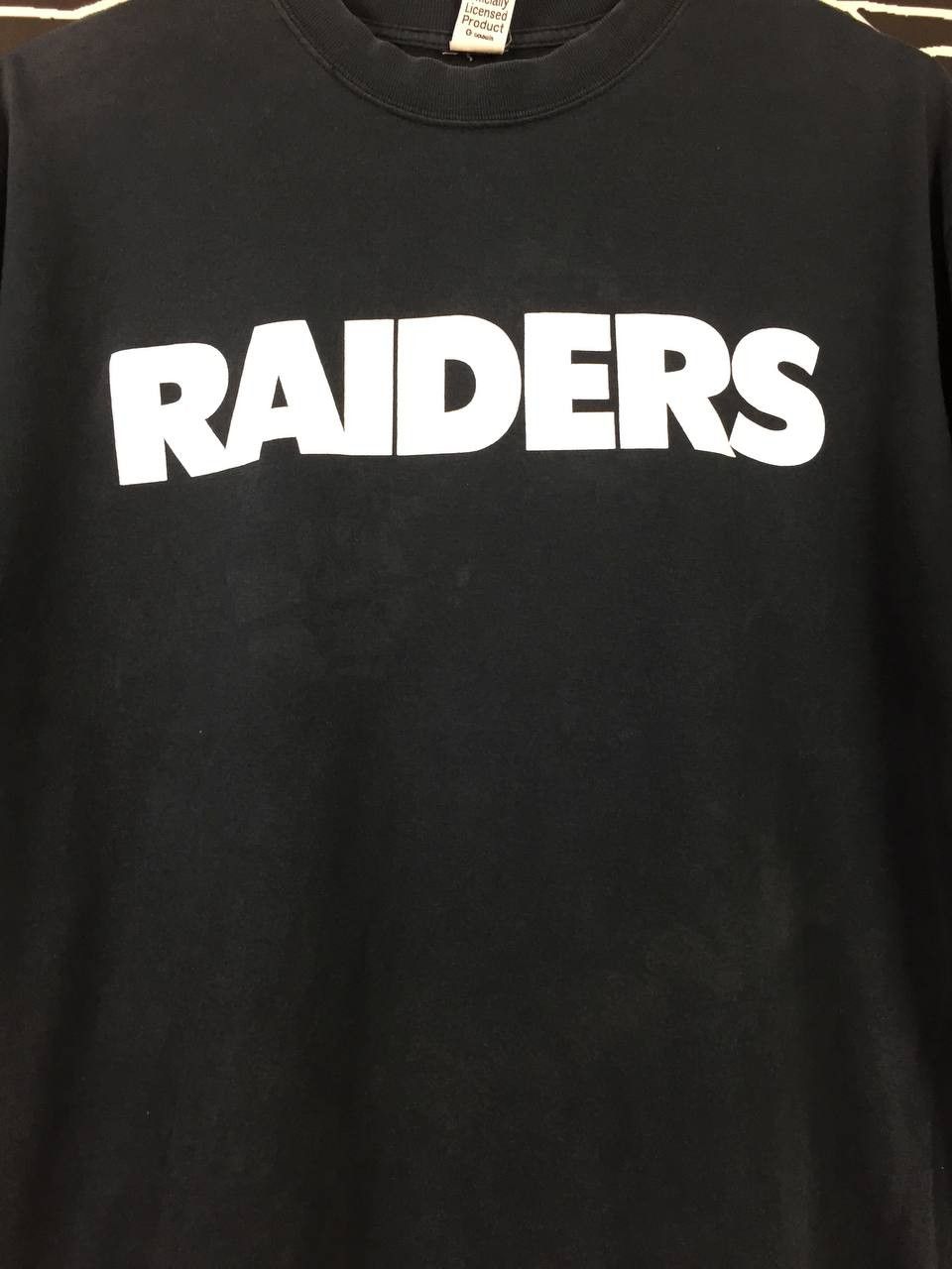 NFL Vtg 90s LA Raiders NFL American Sport Tee Size US L / EU 52-54 / 3 - 4 Thumbnail