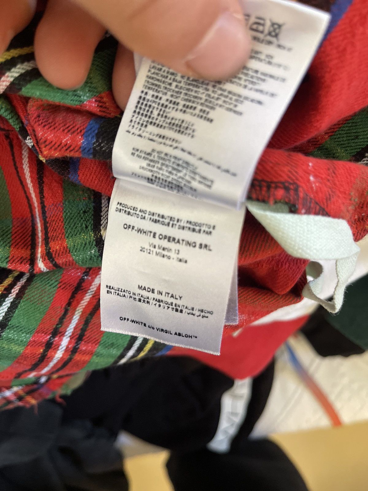 Off-White Off white flannel Size US S / EU 44-46 / 1 - 13 Thumbnail