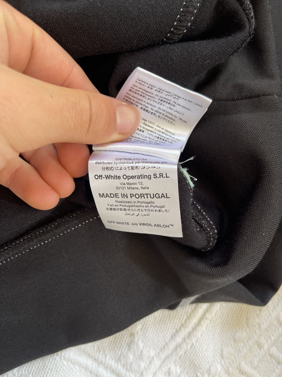 Off-White Off white “I just WAS THINKING “ Logo Hoodie Size US S / EU 44-46 / 1 - 14 Thumbnail