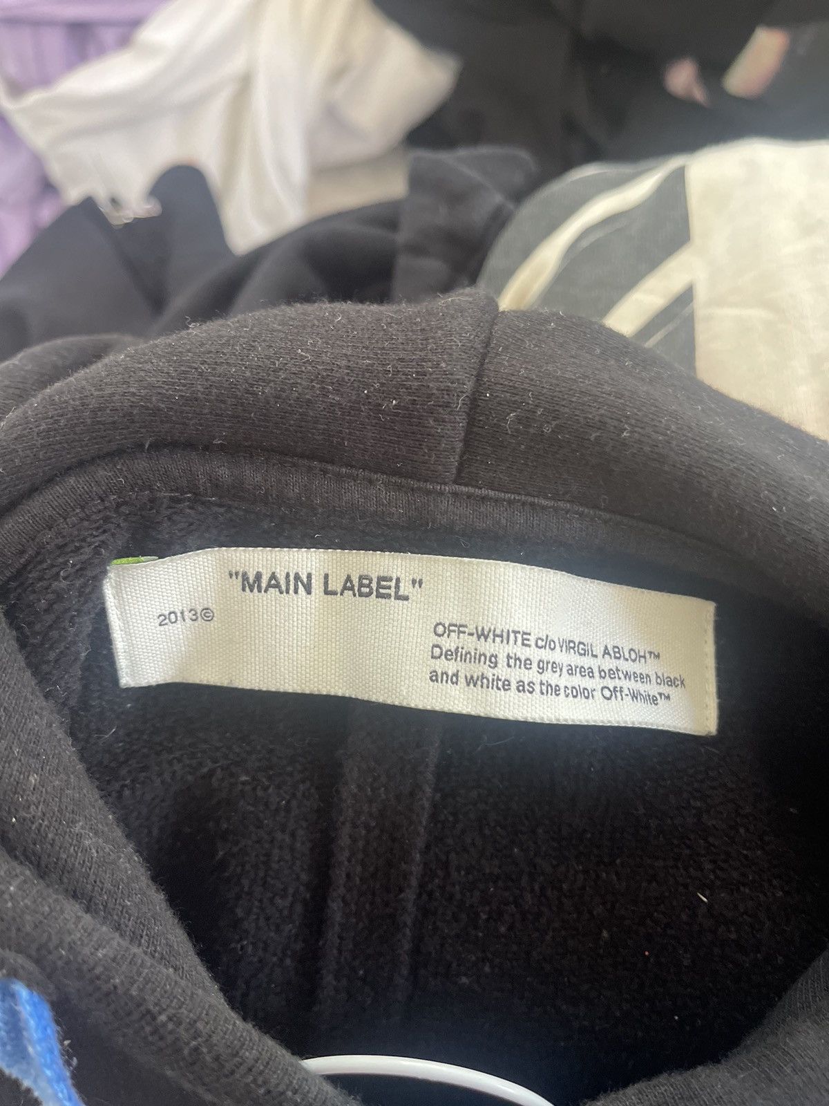Off-White Off white acrylic Hoodie Size US S / EU 44-46 / 1 - 10 Thumbnail