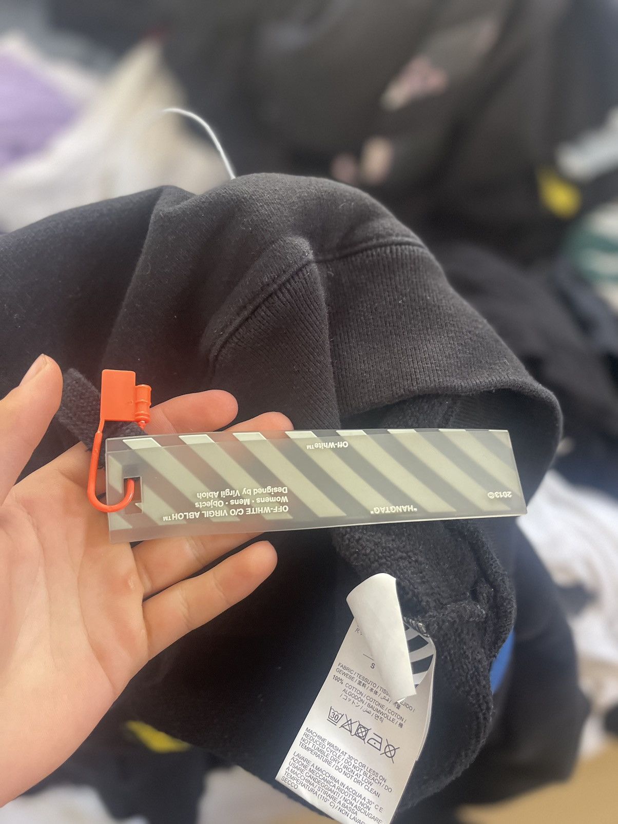 Off-White Off white acrylic Hoodie Size US S / EU 44-46 / 1 - 14 Thumbnail
