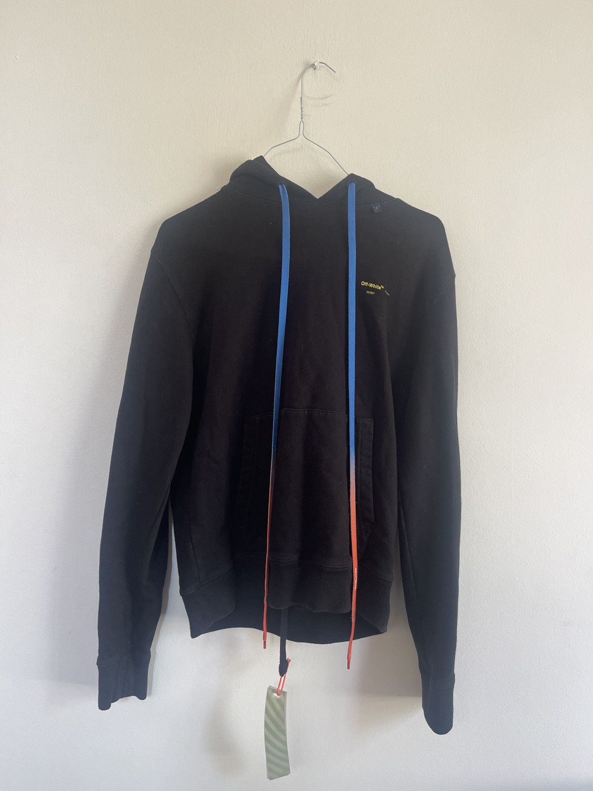 Off white acrylic Hoodie