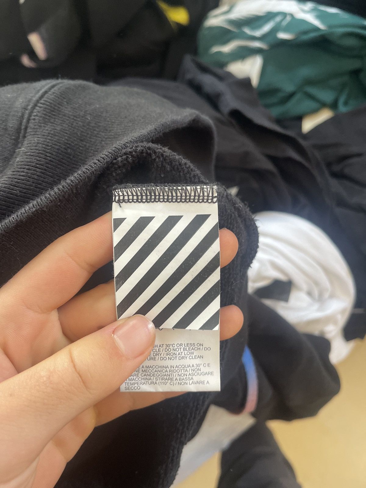 Off-White Off white acrylic Hoodie Size US S / EU 44-46 / 1 - 11 Thumbnail