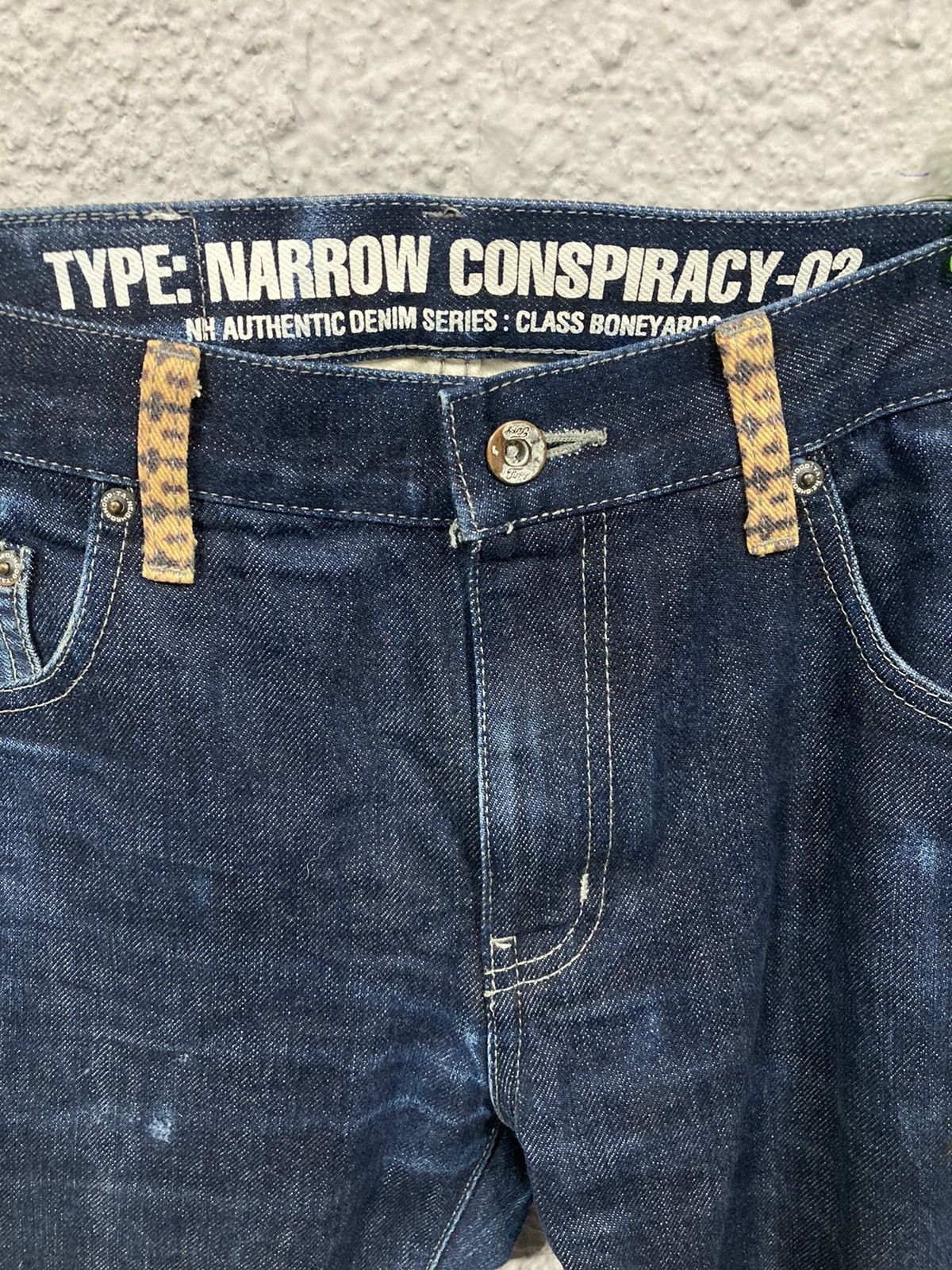 Neighborhood × Stussy Boneyards II conspiracy selvedge jeans Size US 32 / EU 48 - 6 Thumbnail