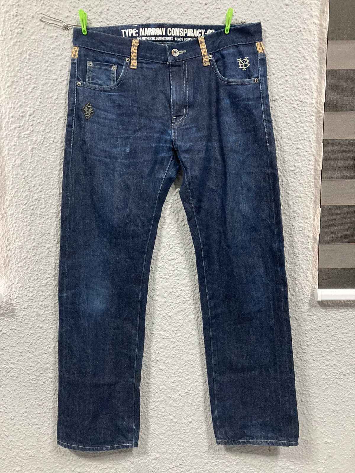 Neighborhood × Stussy Boneyards II conspiracy selvedge jeans Size US 32 / EU 48 - 1 Thumbnail