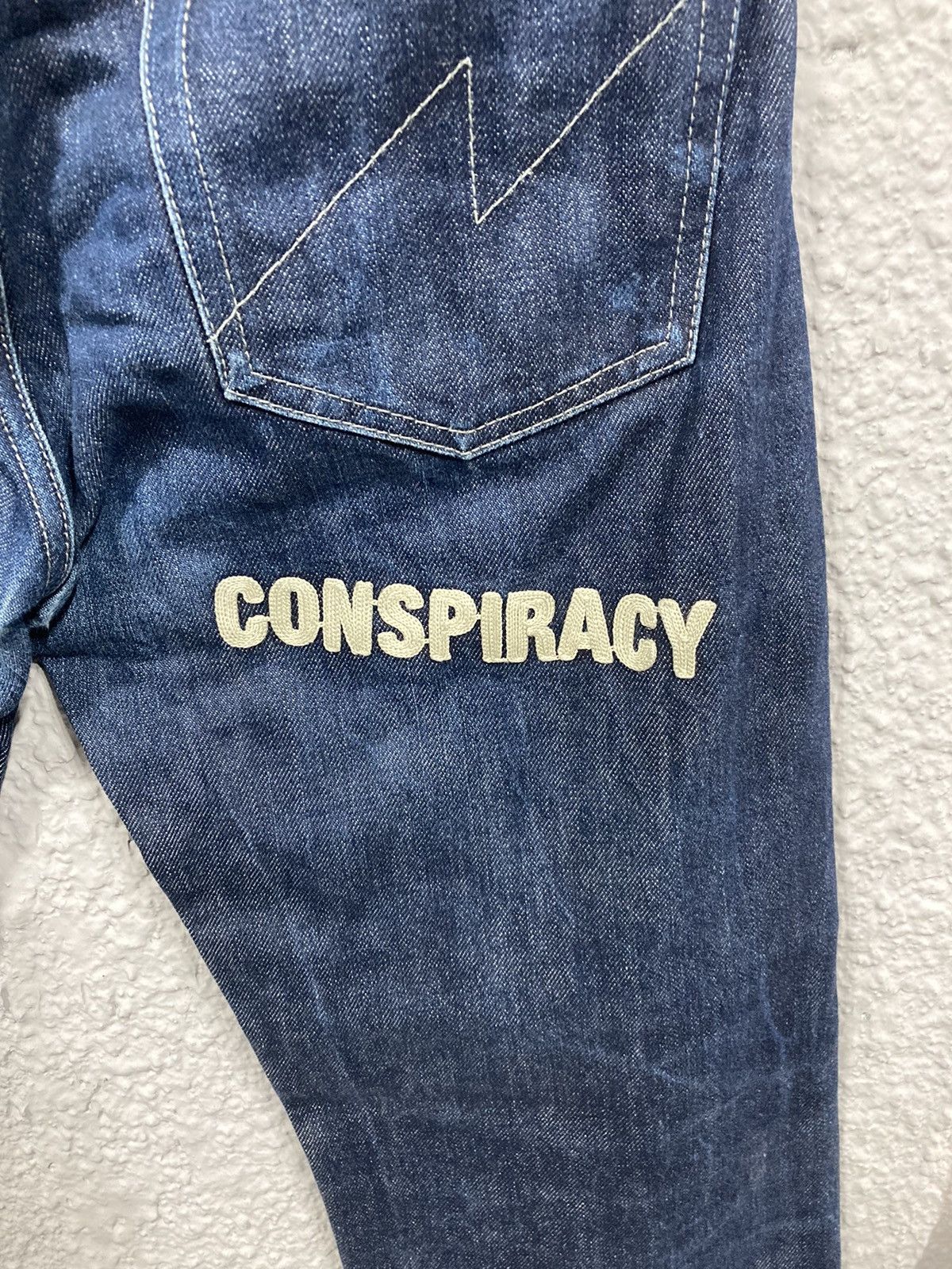 Neighborhood × Stussy Boneyards II conspiracy selvedge jeans Size US 32 / EU 48 - 8 Thumbnail