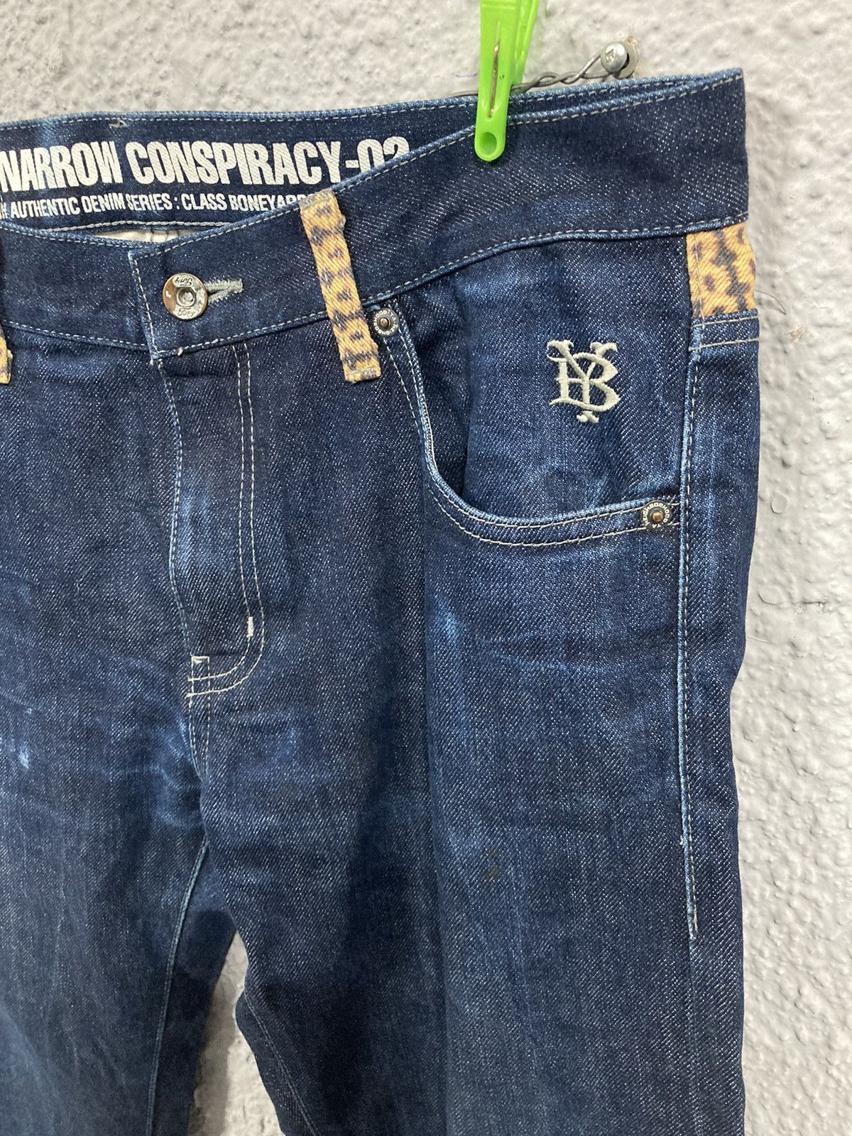 Neighborhood × Stussy Boneyards II conspiracy selvedge jeans Size US 32 / EU 48 - 5 Thumbnail