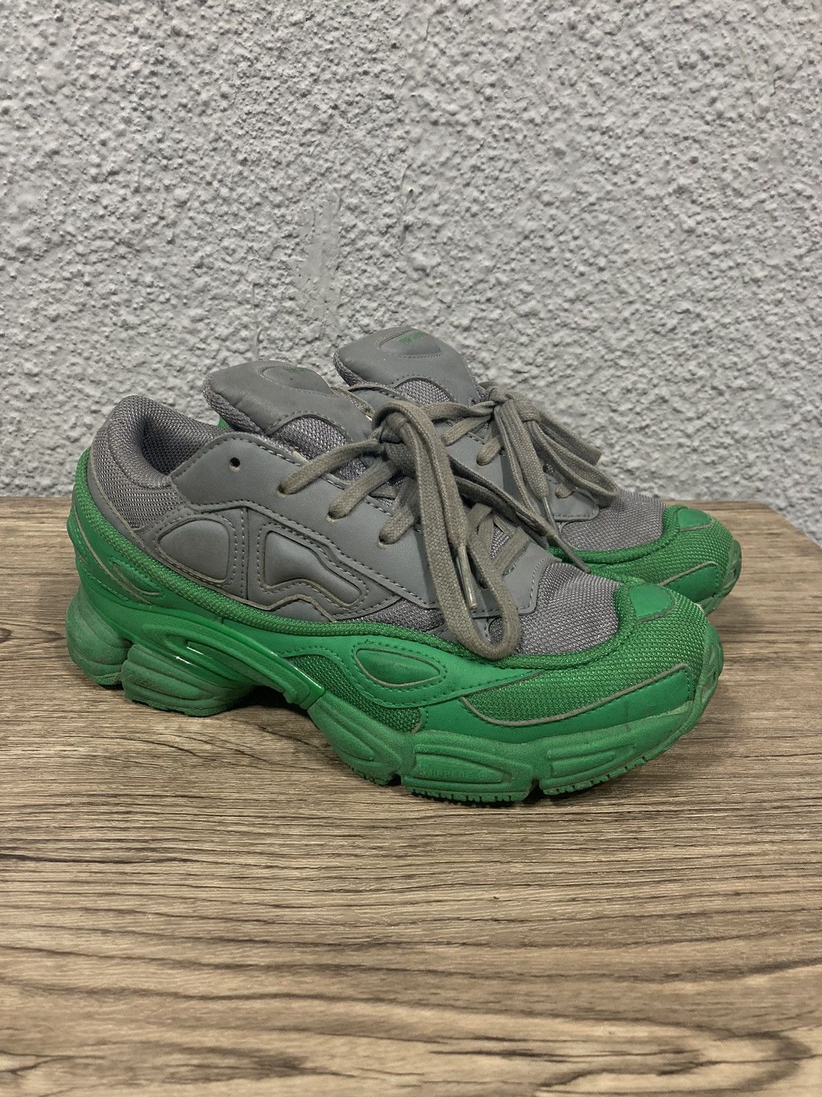 Adidas × Raf Simons “Ozweego” Green grey Size US 5.5 / IT 35.5 - 1 Thumbnail