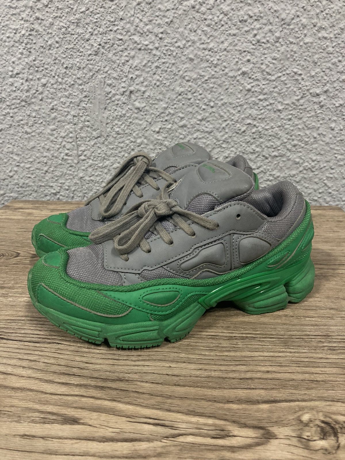 Adidas × Raf Simons “Ozweego” Green grey Size US 5.5 / IT 35.5 - 3 Thumbnail