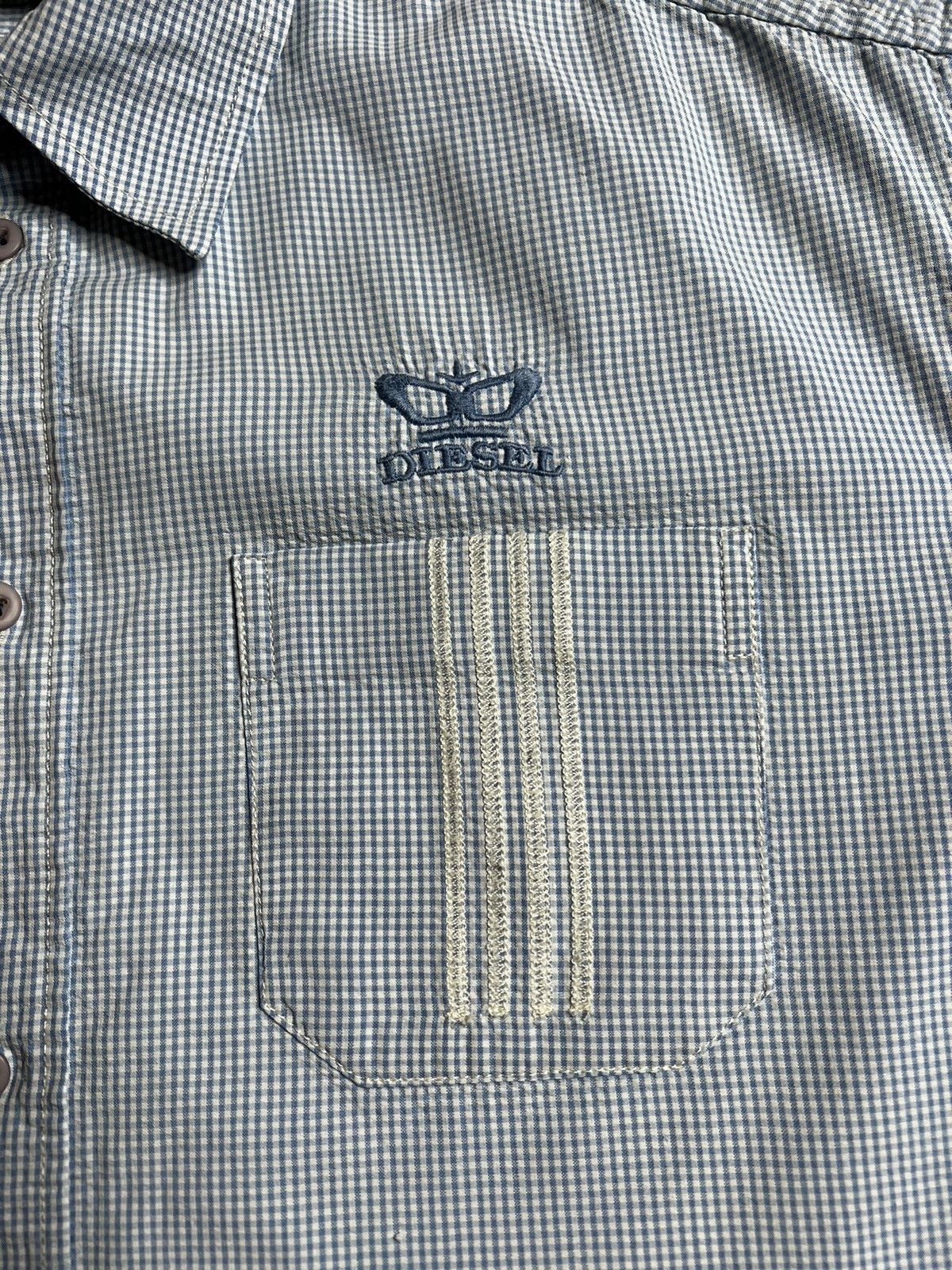 Diesel Diesel Shirt Vintage Style of Shirt Size US XXL / EU 58 / 5 - 3 Thumbnail