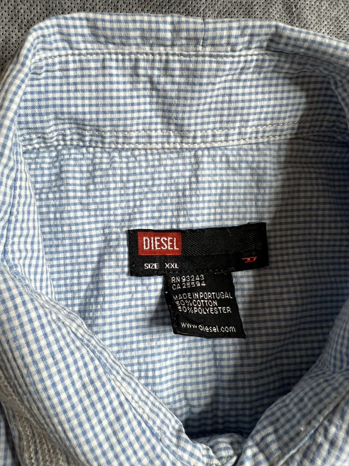 Diesel Diesel Shirt Vintage Style of Shirt Size US XXL / EU 58 / 5 - 6 Thumbnail