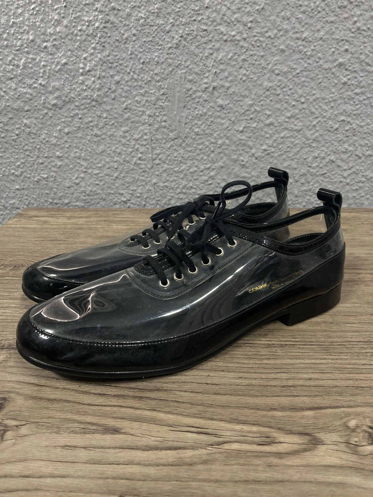 Comme des Garcons Black PVC Oxfords Size US 8 / EU 41 - 3 Thumbnail