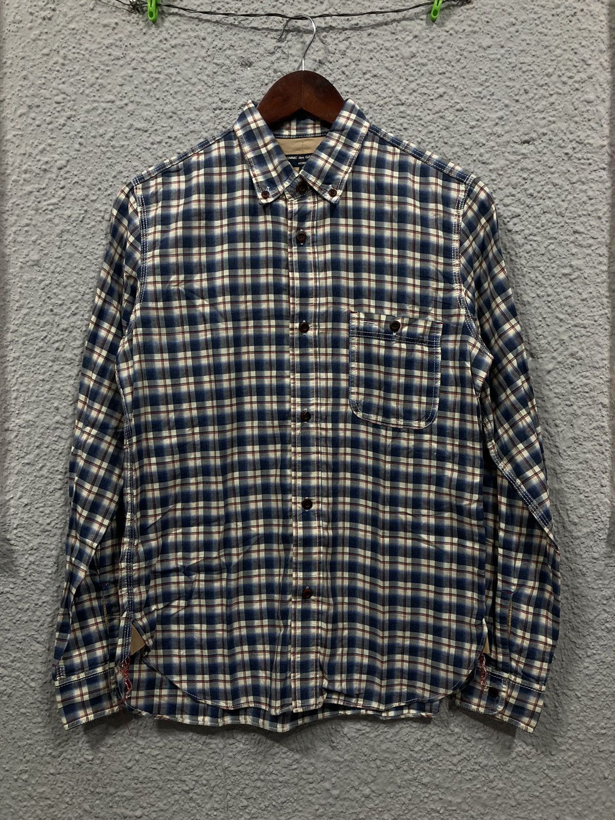 Comme des Garcons Homme AD2013 Checkered Shirt Size US S / EU 44-46 / 1 - 1 Thumbnail