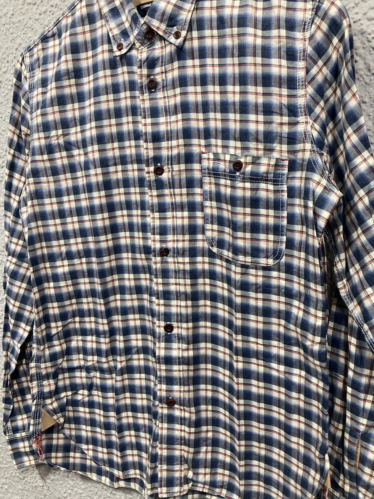 Comme des Garcons Homme AD2013 Checkered Shirt Size US S / EU 44-46 / 1 - 3 Thumbnail