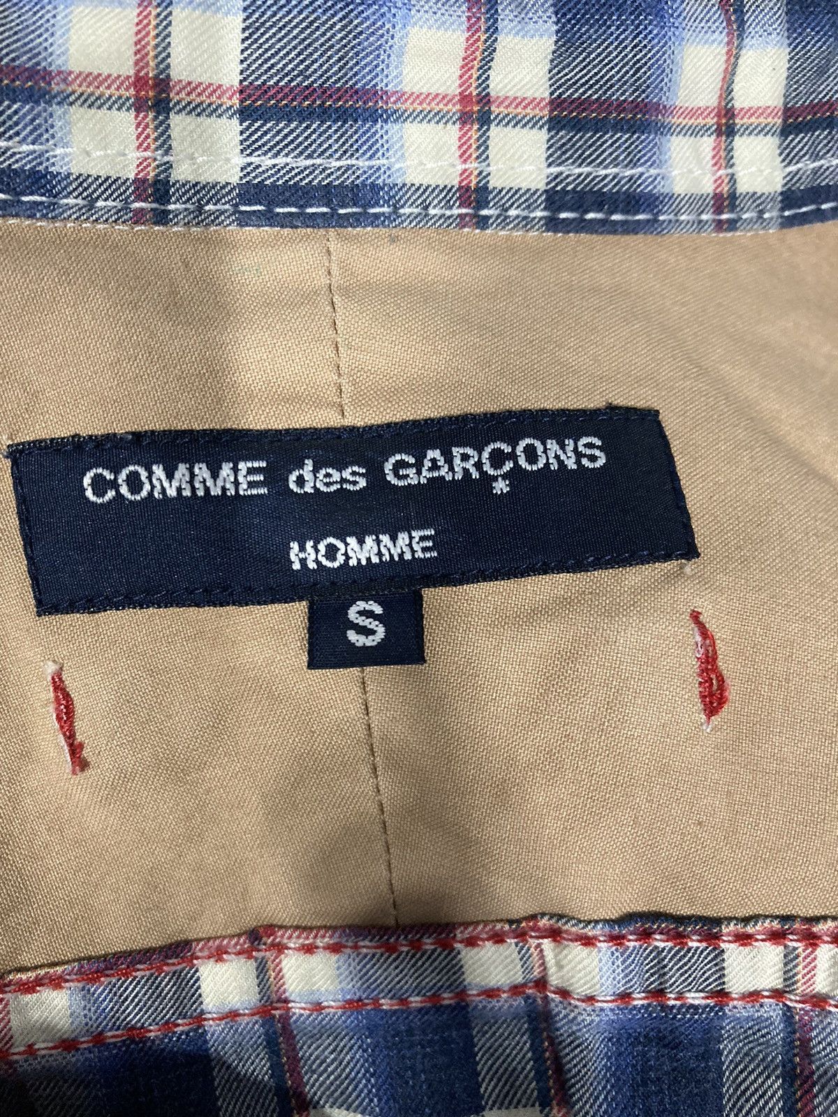 Comme des Garcons Homme AD2013 Checkered Shirt Size US S / EU 44-46 / 1 - 6 Thumbnail