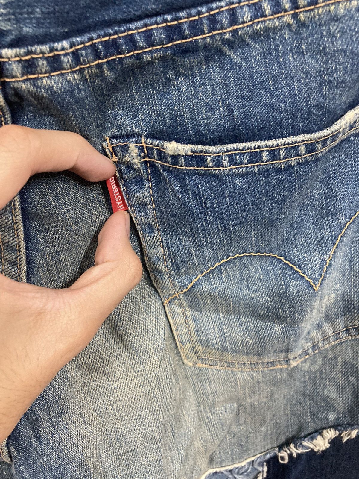 Hysteric Glamour Reconstructed flared denim jeans Size US 29 - 14 Thumbnail