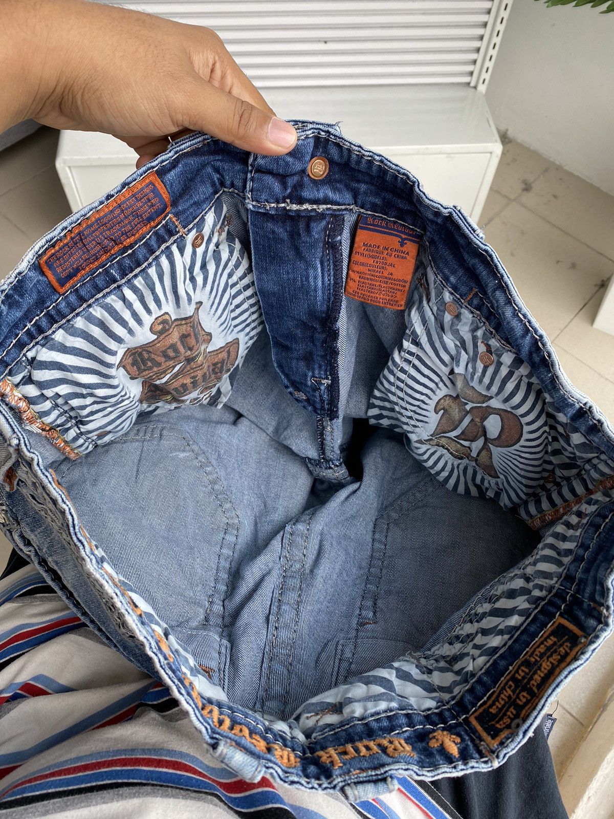 Japanese Brand × Vintage Vintage Revival Rock Chrome Button Hearts Design Denim Size US 38 / EU 54 - 11 Thumbnail