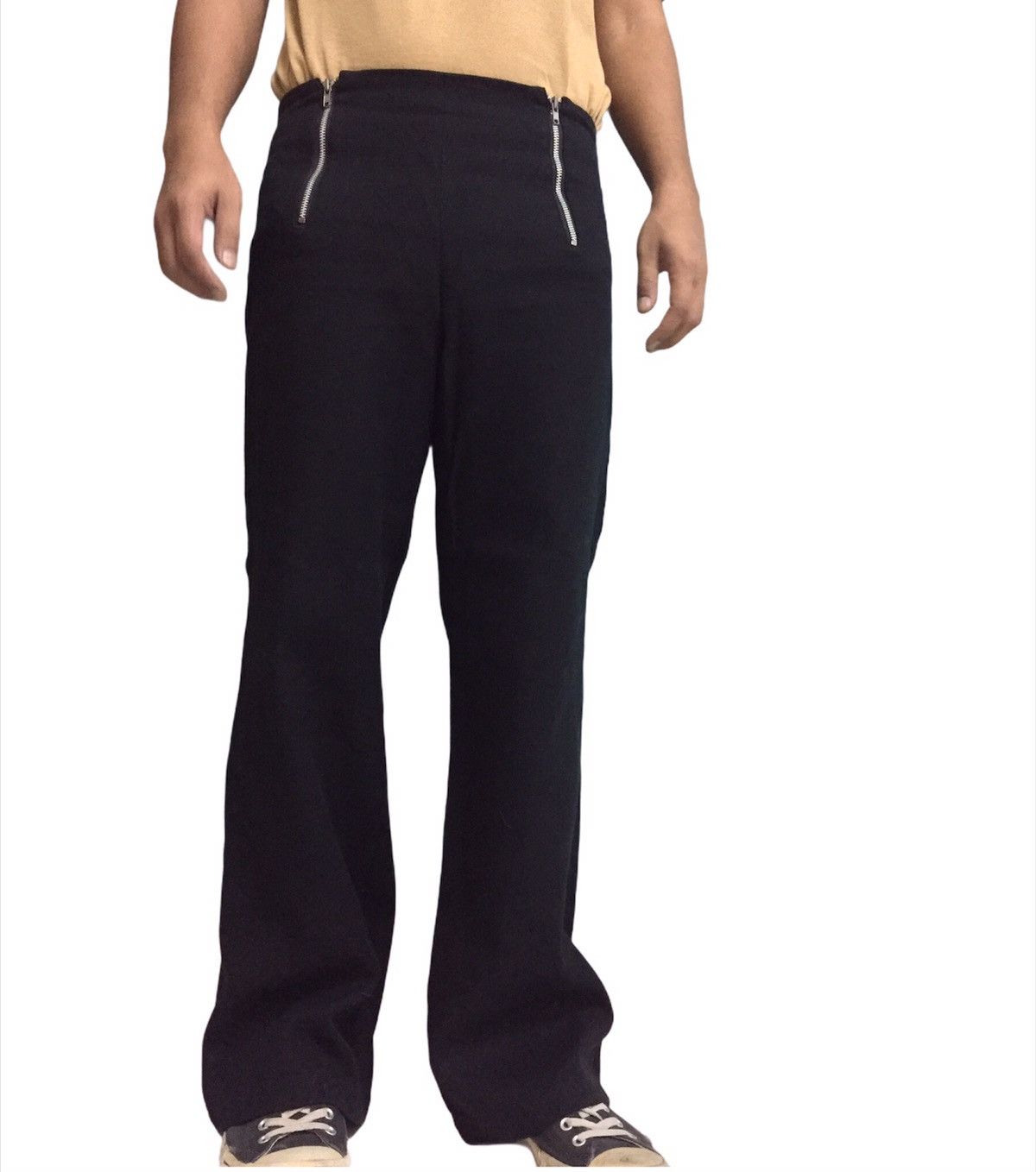 CABANE de ZUCCa ARCHIVES❗️ Vintage 99-00 Fast Zipper Pants Size US 30 / EU 46 - 3 Thumbnail
