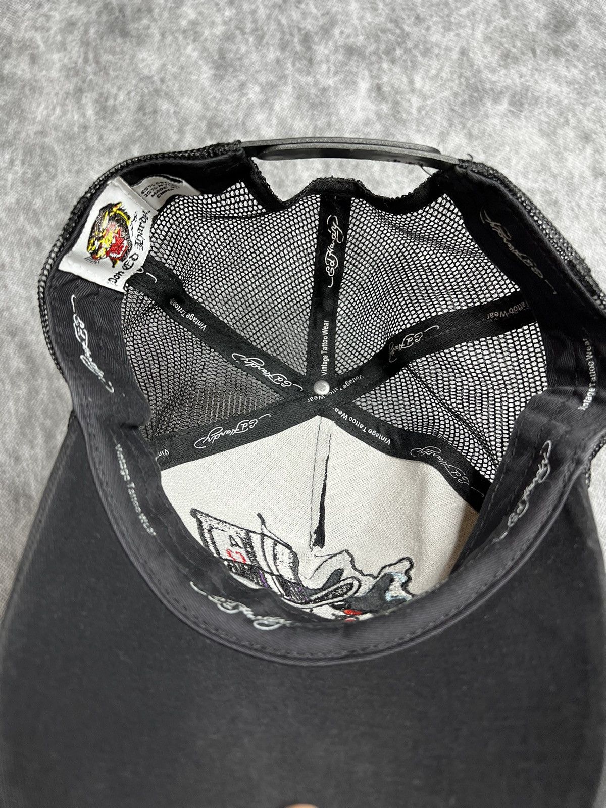 Ed Hardy Ed Hardy Christian Audigier Y2K Cap Size ONE SIZE - 4 Thumbnail