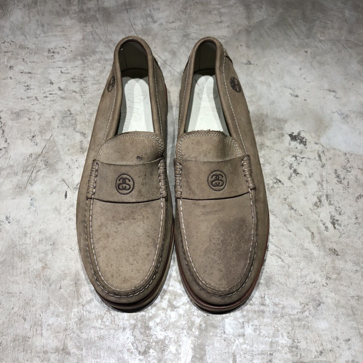 image of Stussy Deluxe X Timberland Loafers in Brown, Men's (Size 9)