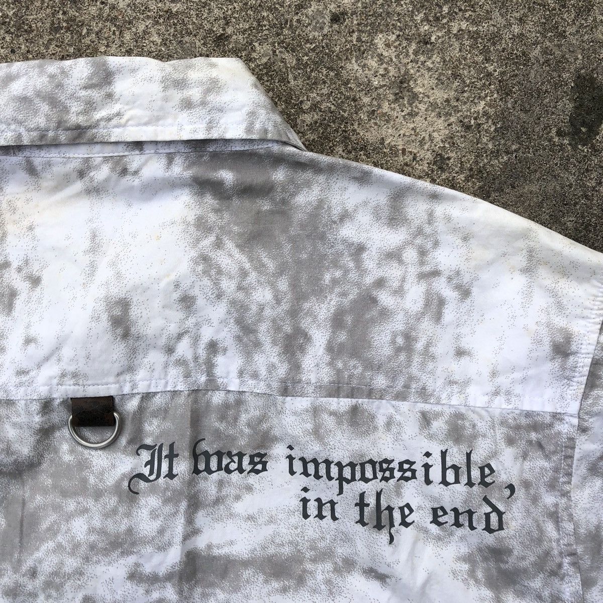 Japanese Brand × Vintage 🔥Sick🔥🇯🇵Slash Number Splash Acid Punk Design Zipper Shirts Size US L / EU 52-54 / 3 - 6 Thumbnail