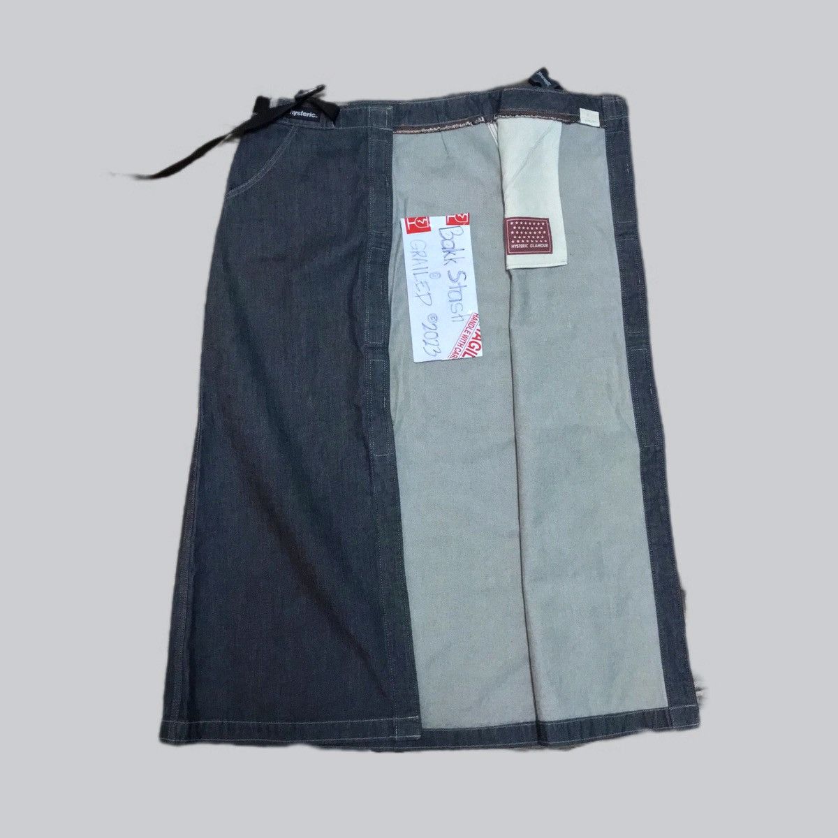 Hysteric Glamour Vintage Hysteric Glamour Denim Velcro Wrap Skirts Size 28" / US 6 / IT 42 - 9 Thumbnail