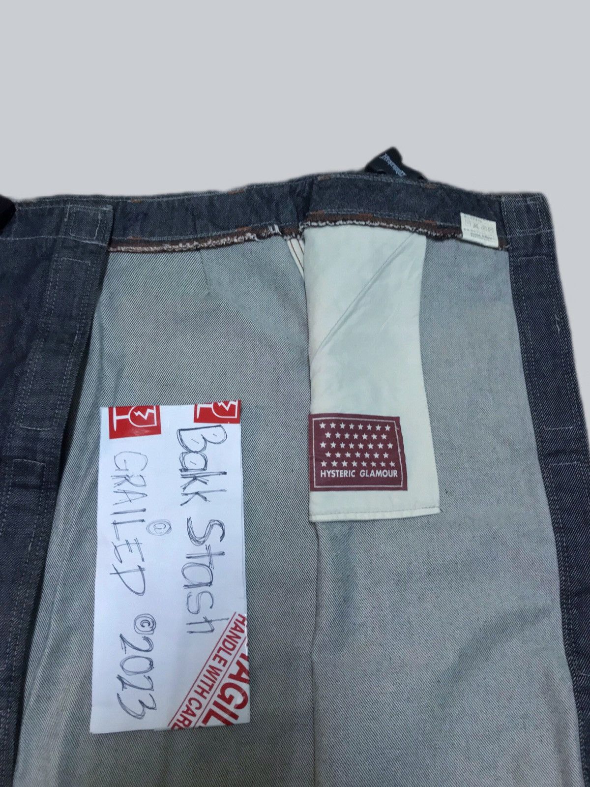 Hysteric Glamour Vintage Hysteric Glamour Denim Velcro Wrap Skirts Size 28" / US 6 / IT 42 - 6 Thumbnail
