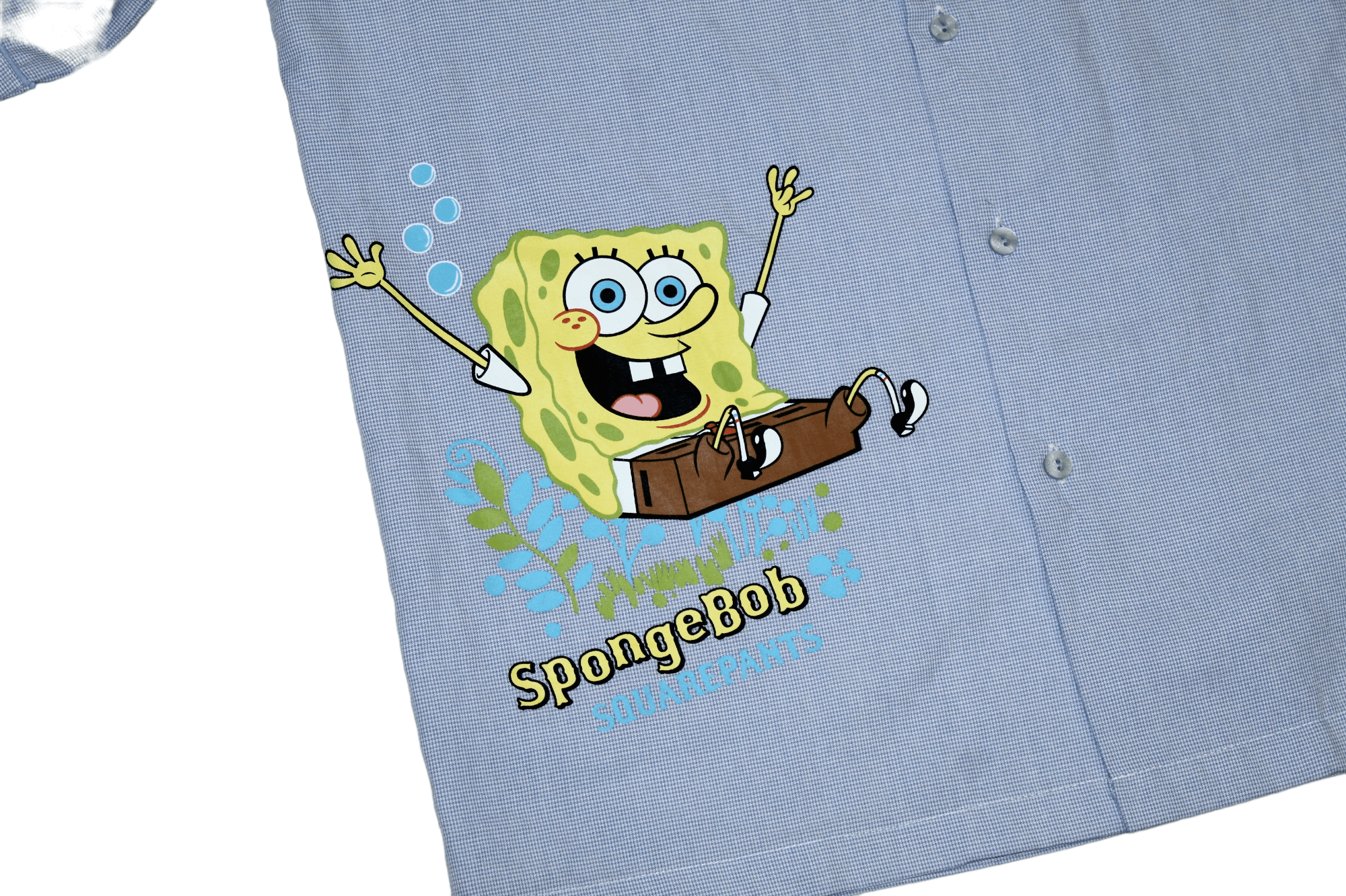 Cartoon Network Vintage SpongeBob S/S Casual Aloha Shirt Size US M / EU 48-50 / 2 - 4 Thumbnail