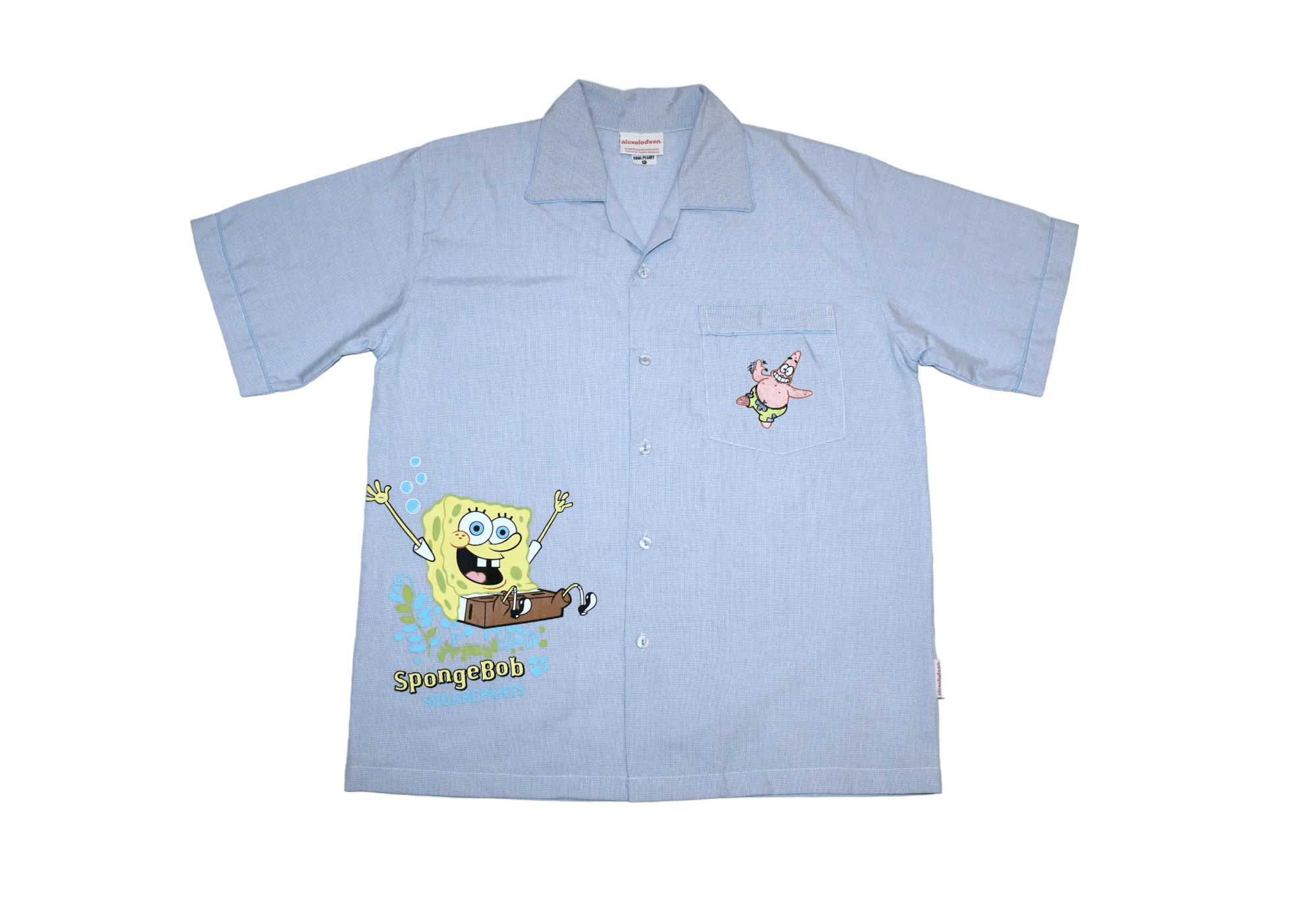 Cartoon Network Vintage SpongeBob S/S Casual Aloha Shirt Size US M / EU 48-50 / 2 - 1 Thumbnail