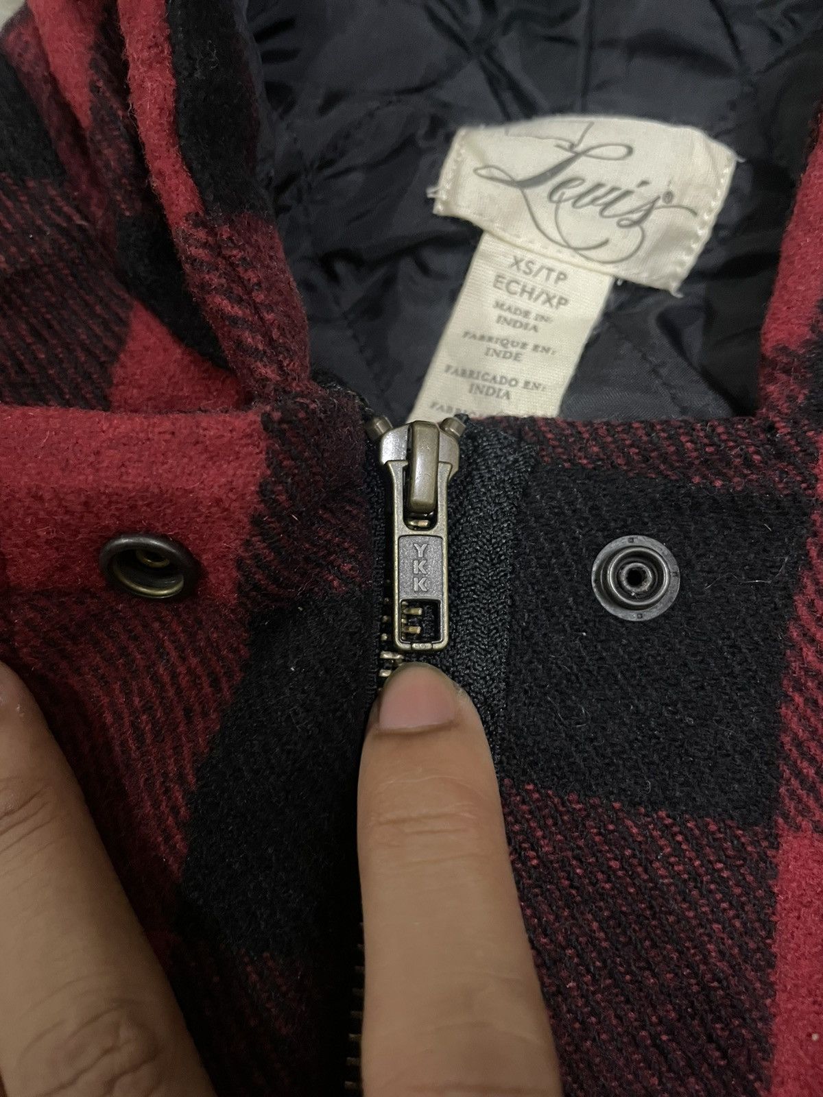 Levi's Levi’s Plaid Punk Inspired Hoodie Jacket Size S / US 4 / IT 40 - 13 Thumbnail