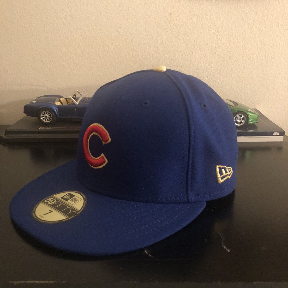 MLB Chicago Cubs 2016 MLB World Series New Era Fitted Hat cap 7” Size ONE SIZE - 2 Thumbnail