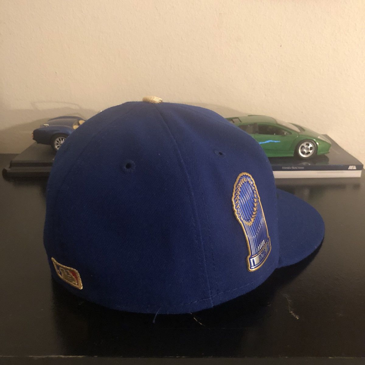 MLB Chicago Cubs 2016 MLB World Series New Era Fitted Hat cap 7” Size ONE SIZE - 4 Thumbnail
