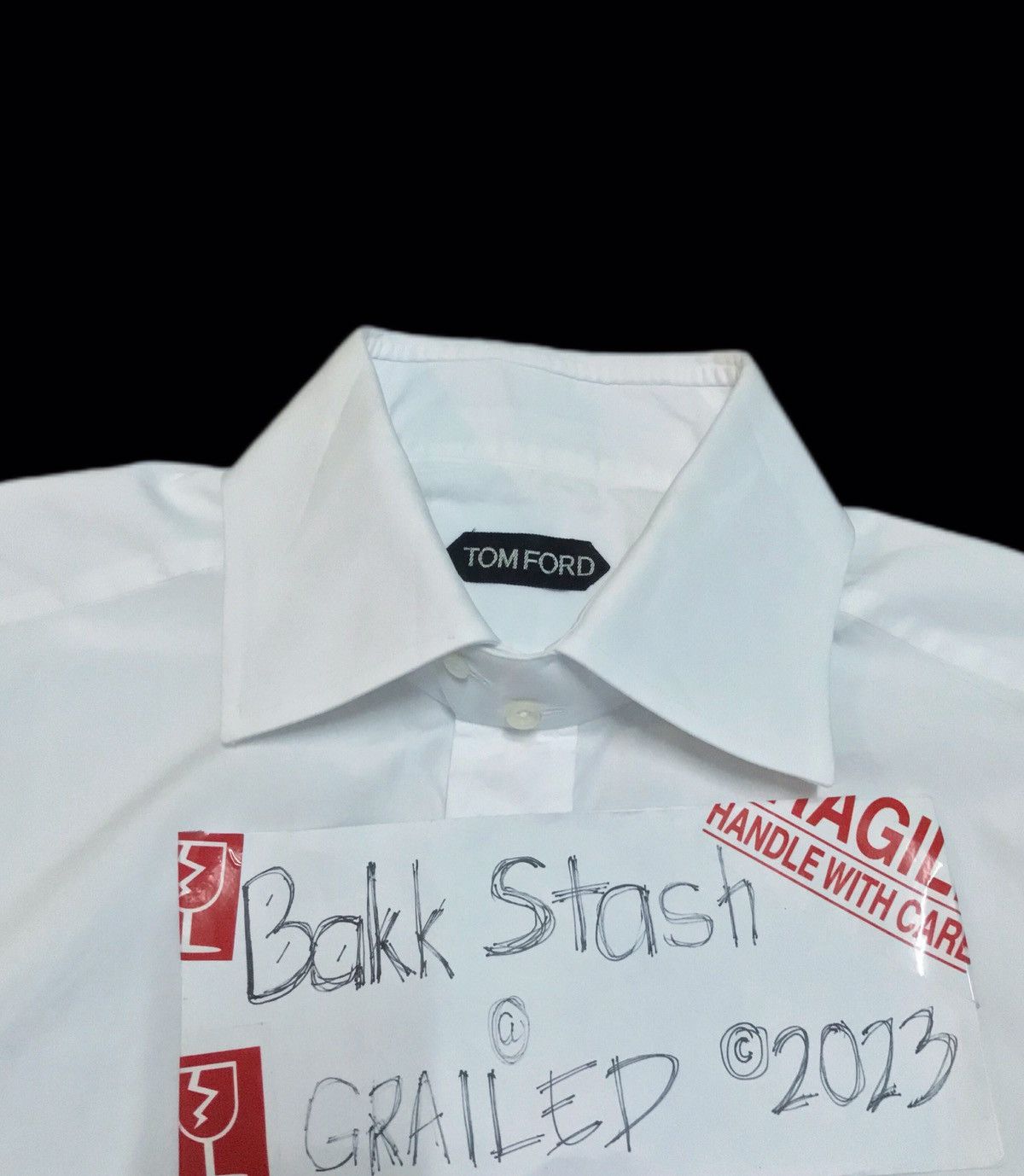 Tom Ford Vintage Tom Ford Buttoned Shirt Size US M / EU 48-50 / 2 - 2 Thumbnail