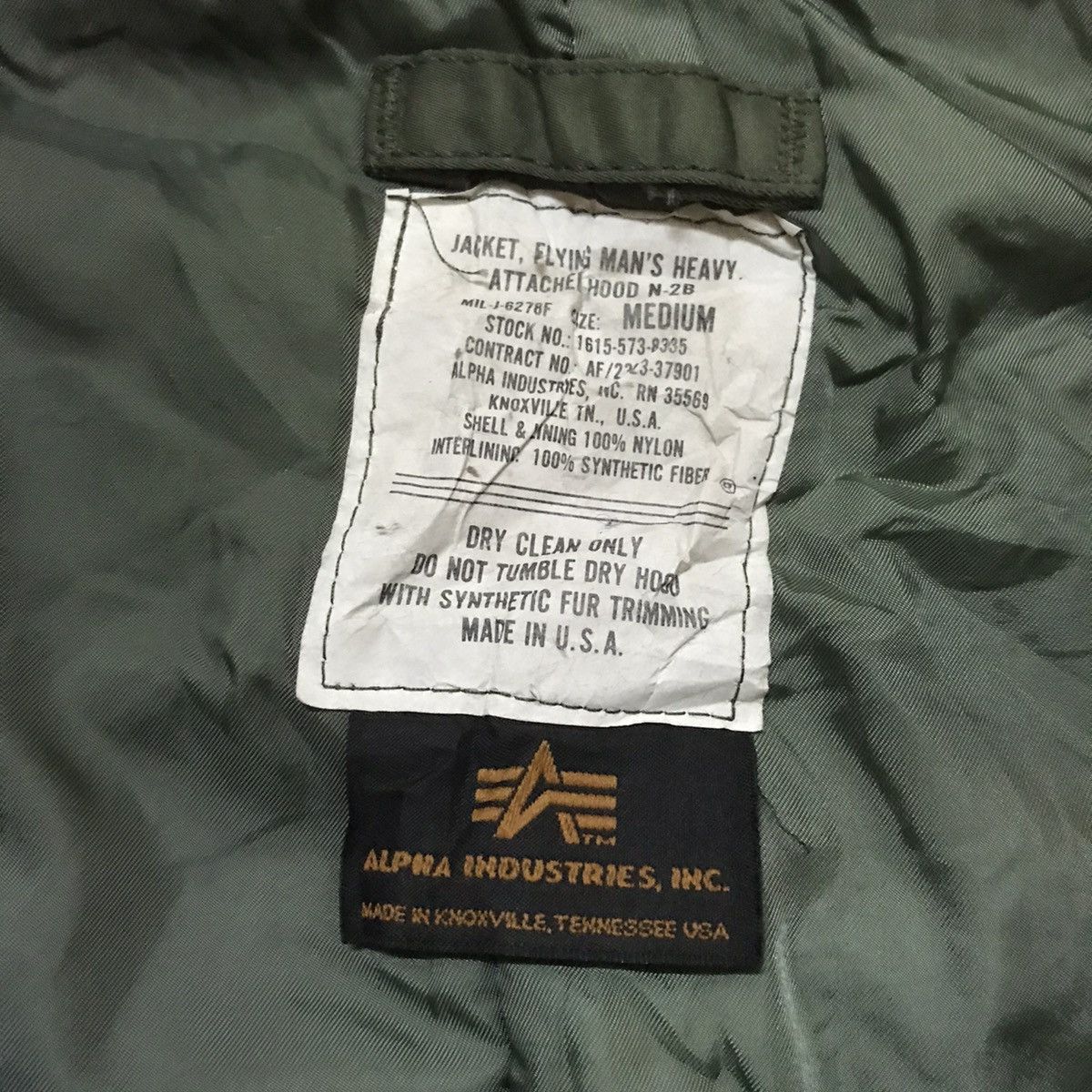 Alpha Industries Vintage Alpha Industries N-2B Jacket Size US M / EU 48-50 / 2 - 11 Thumbnail
