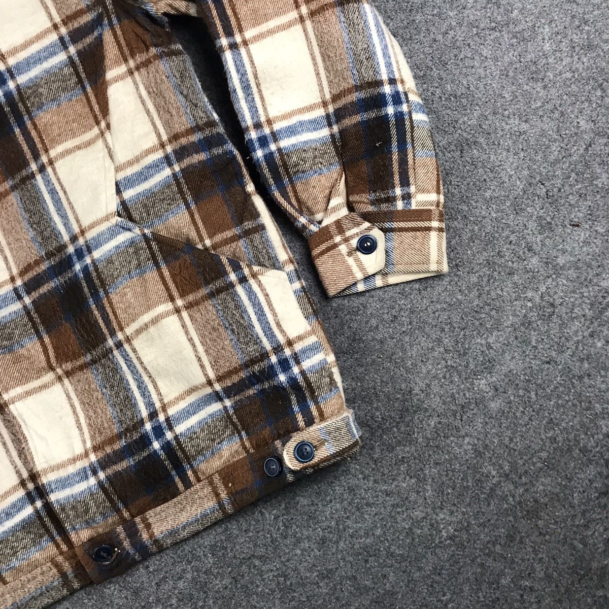 Filson × Flannel × Japanese Brand 🔥vintage Checkered Wool Flannel full zipper🔥 Size US L / EU 52-54 / 3 - 5 Thumbnail