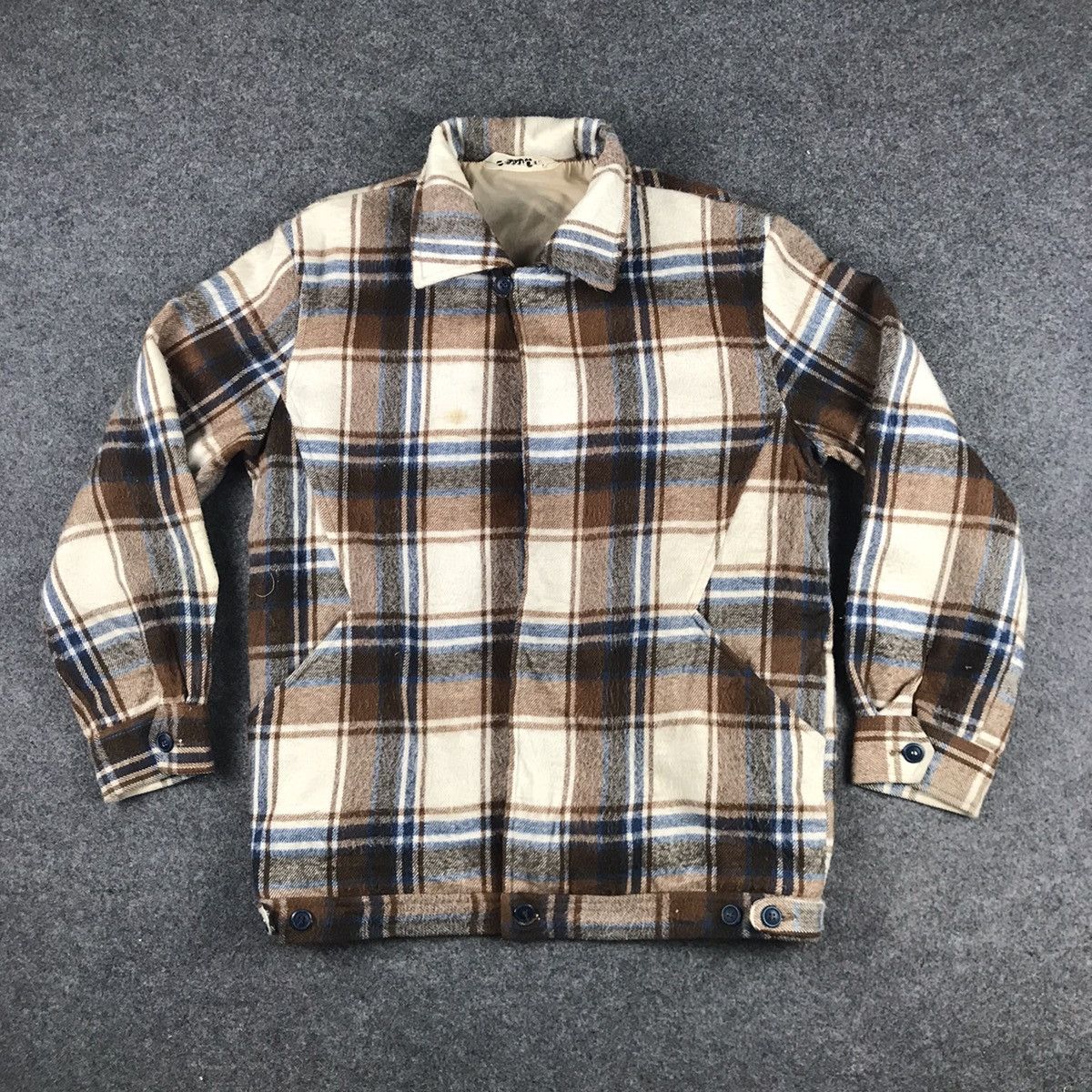 Filson × Flannel × Japanese Brand 🔥vintage Checkered Wool Flannel full zipper🔥 Size US L / EU 52-54 / 3 - 1 Thumbnail