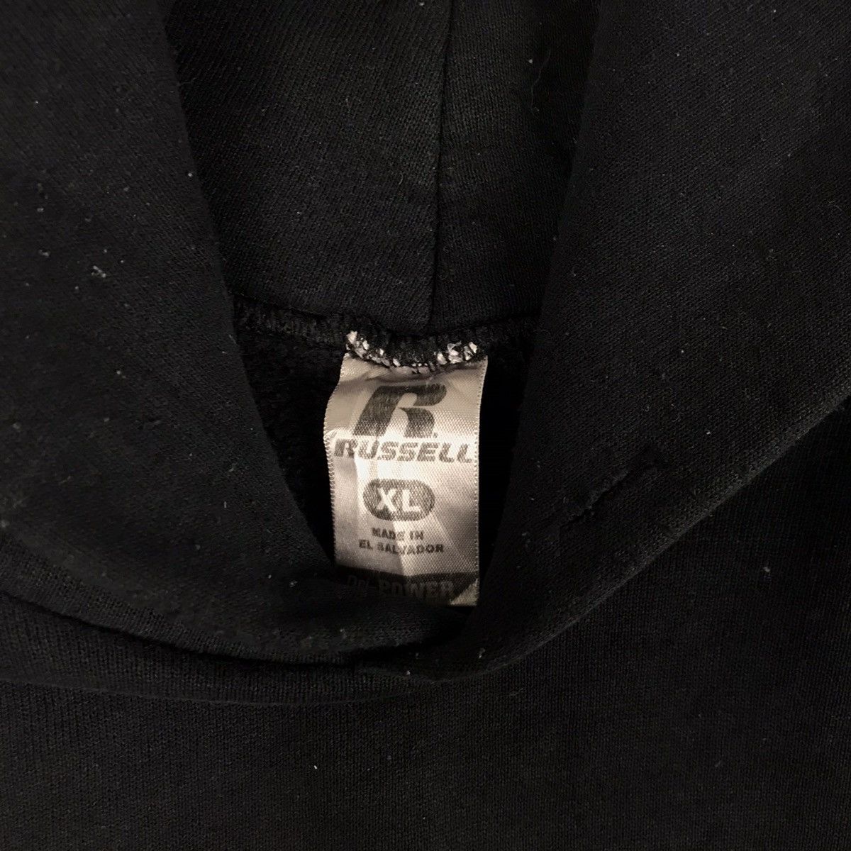 Japanese Brand × Russell Athletic × Vintage 🔥Russell Athletic sunfaded hoodie All Black🔥 Size US XL / EU 56 / 4 - 4 Thumbnail