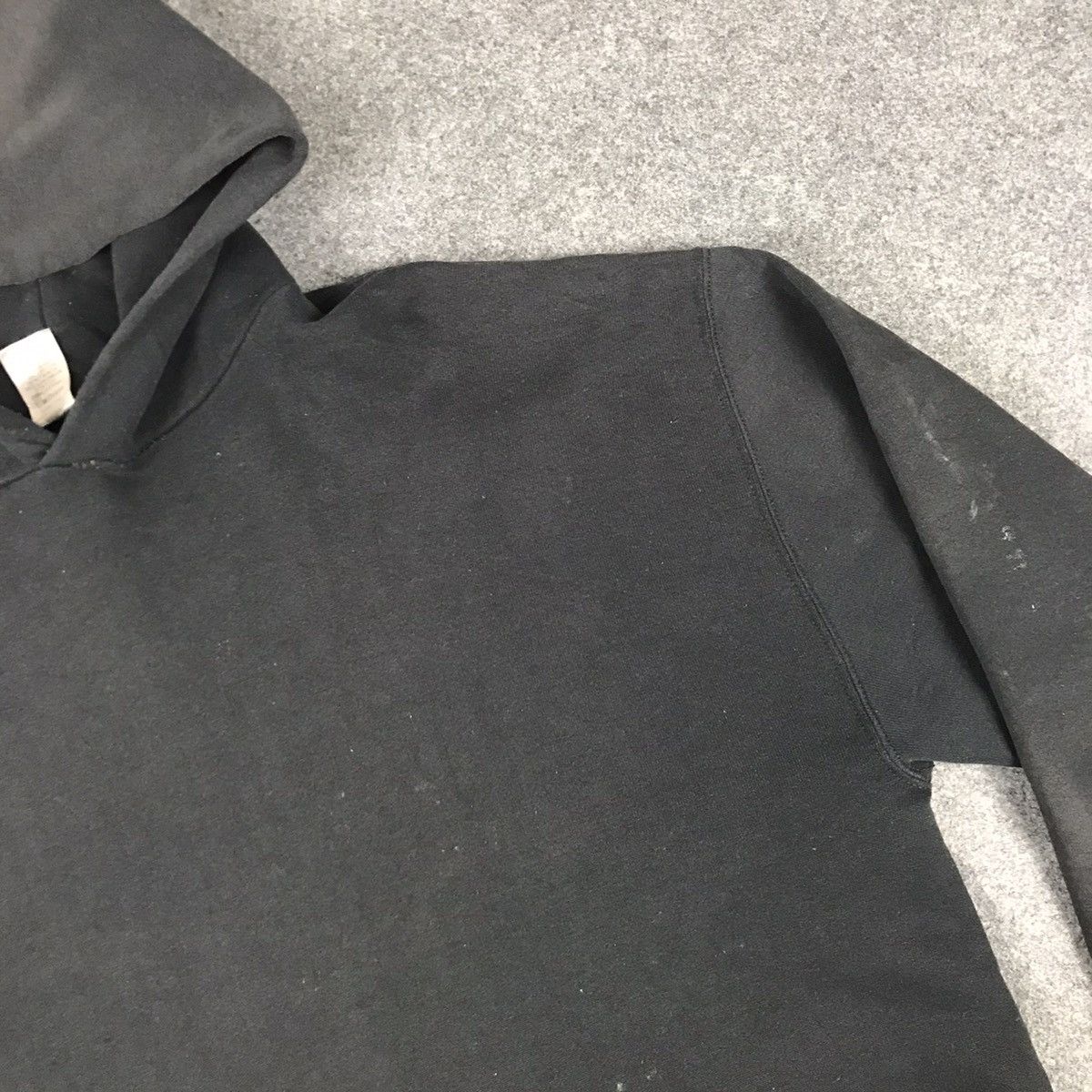 Japanese Brand × Russell Athletic × Vintage 🔥Russell Athletic sunfaded hoodie All Black🔥 Size US XL / EU 56 / 4 - 8 Thumbnail