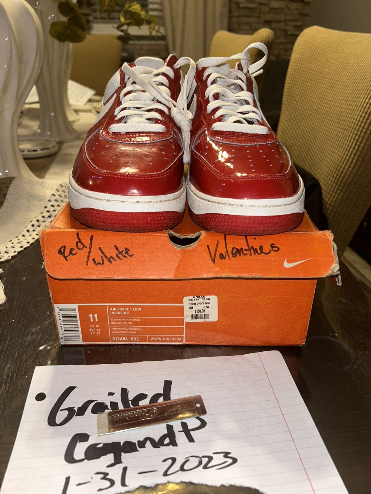 Nike NIKE AF1 valentines Size US 11 / EU 44 - 9 Thumbnail