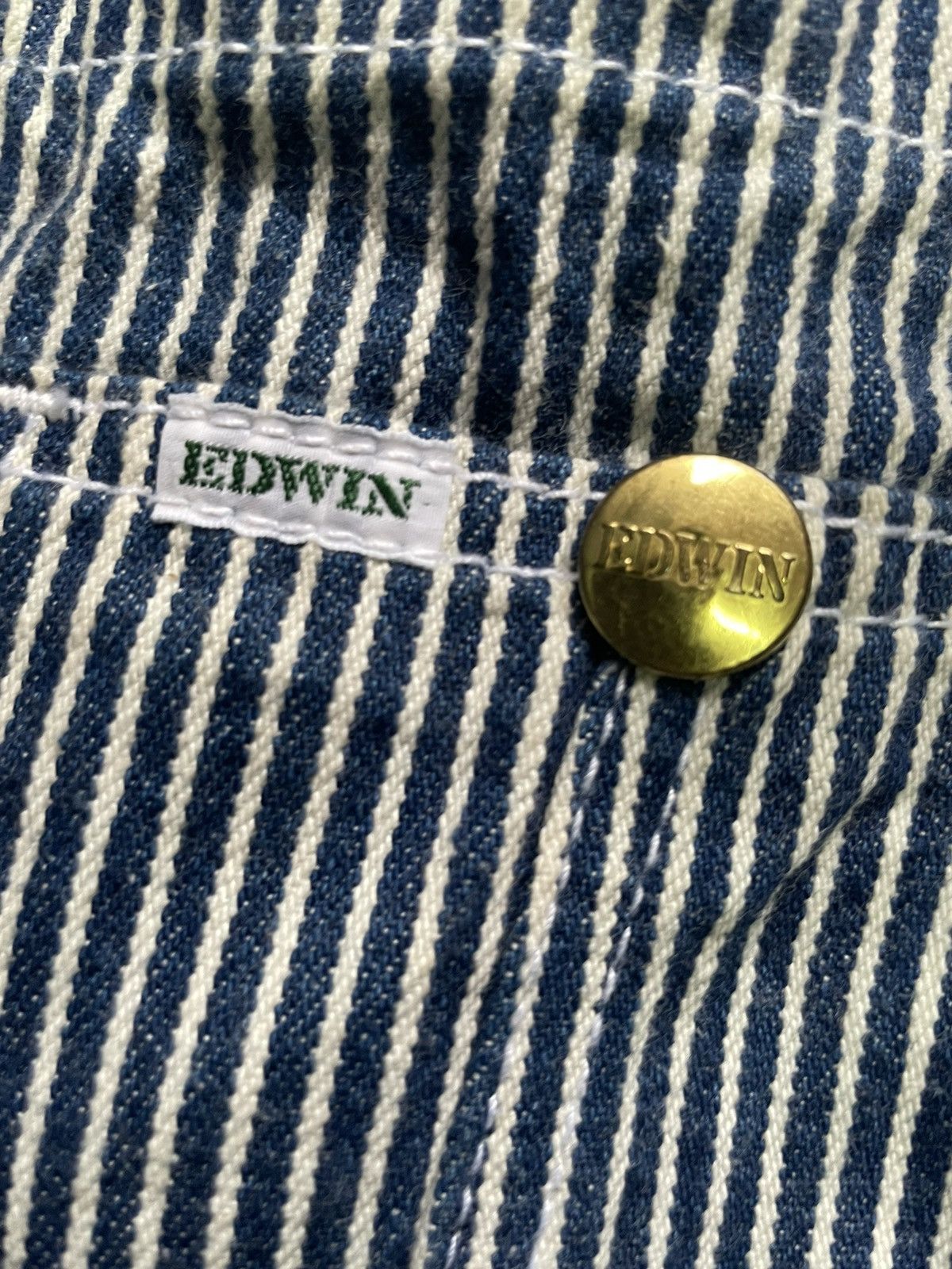 Edwin × Vintage Vintage Edwin Hickory Overall Size US 36 / EU 52 - 19 Thumbnail
