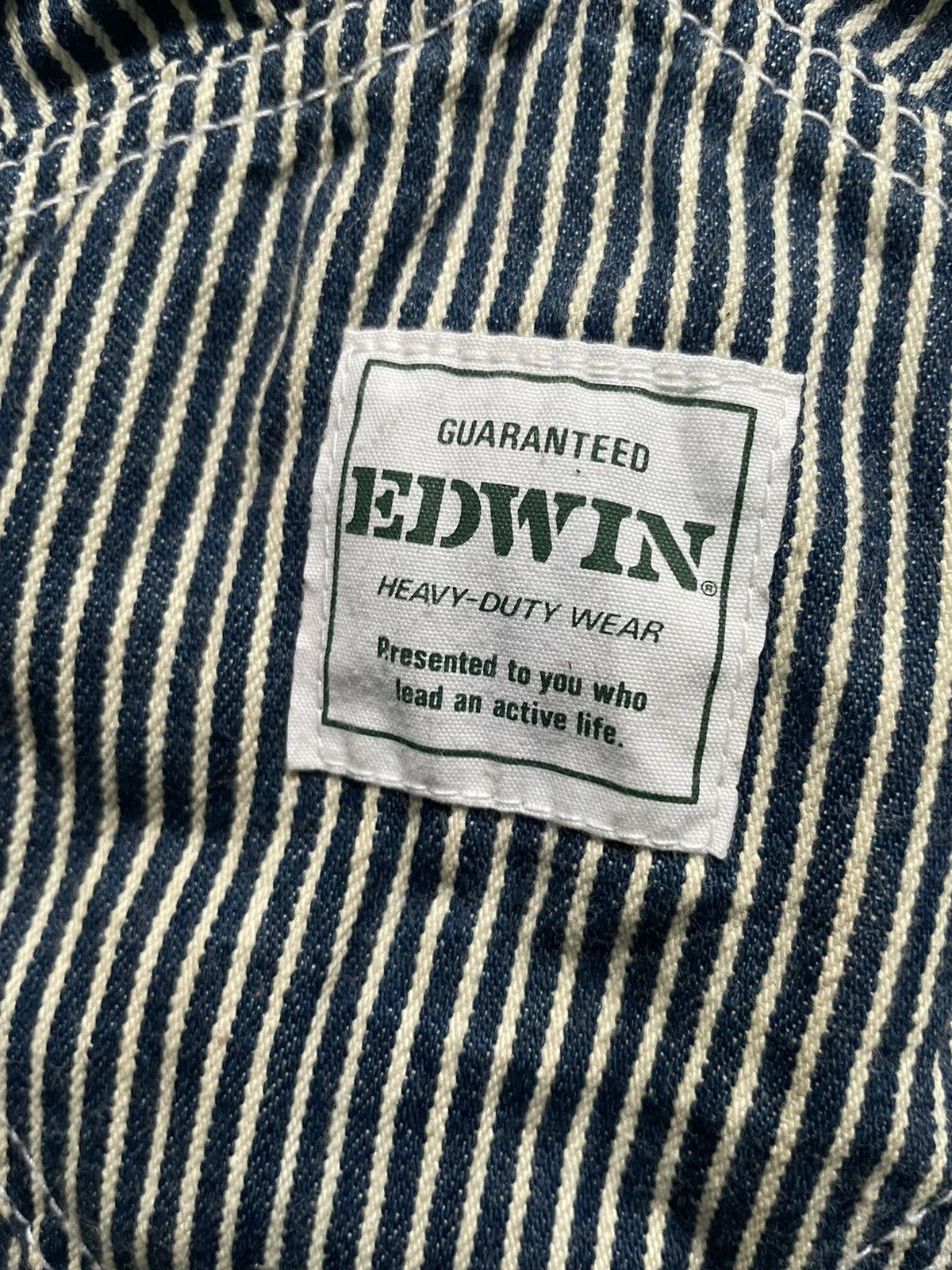 Edwin × Vintage Vintage Edwin Hickory Overall Size US 36 / EU 52 - 15 Thumbnail