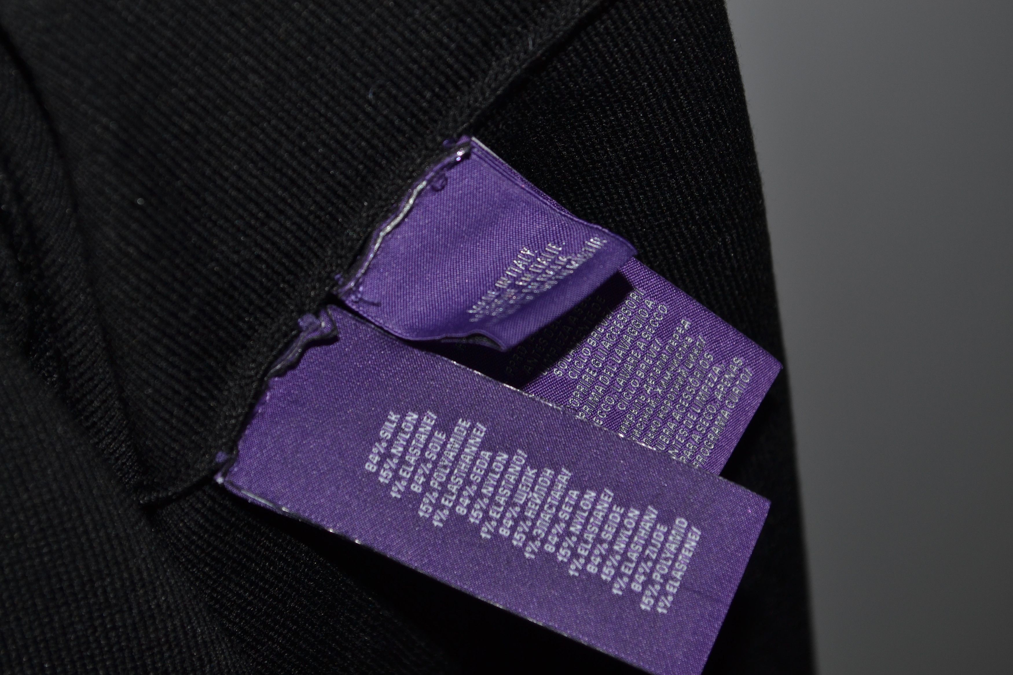 Ralph Lauren Purple Label Ralph Lauren Dress Heavy Polo Heavy Cotton Silk Black Size M / US 6-8 / IT 42-44 - 8 Thumbnail