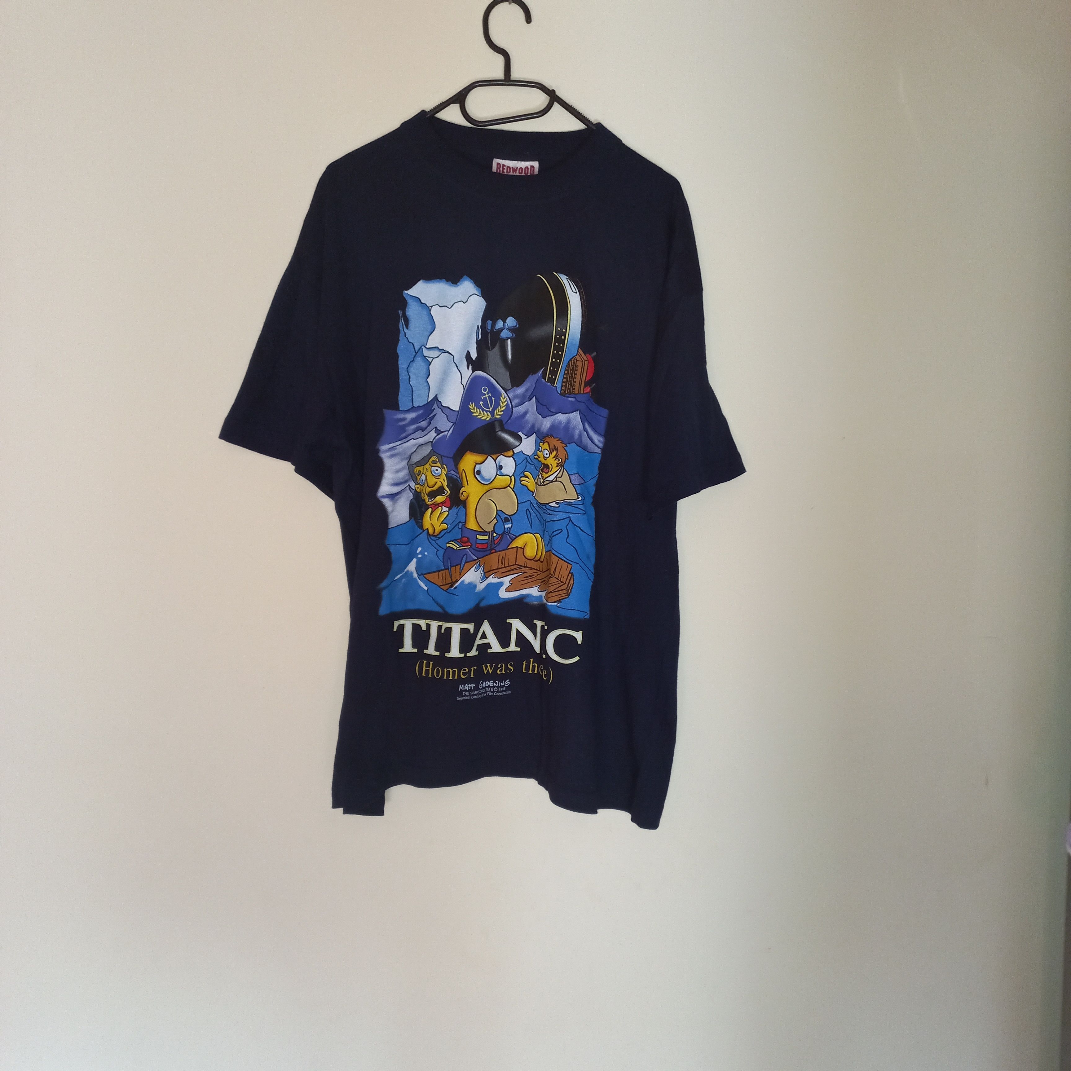 Rwd Redwood Vintage 1998 Titanic The Simpsons 'Homer Was There' Size US XL / EU 56 / 4 - 6 Preview