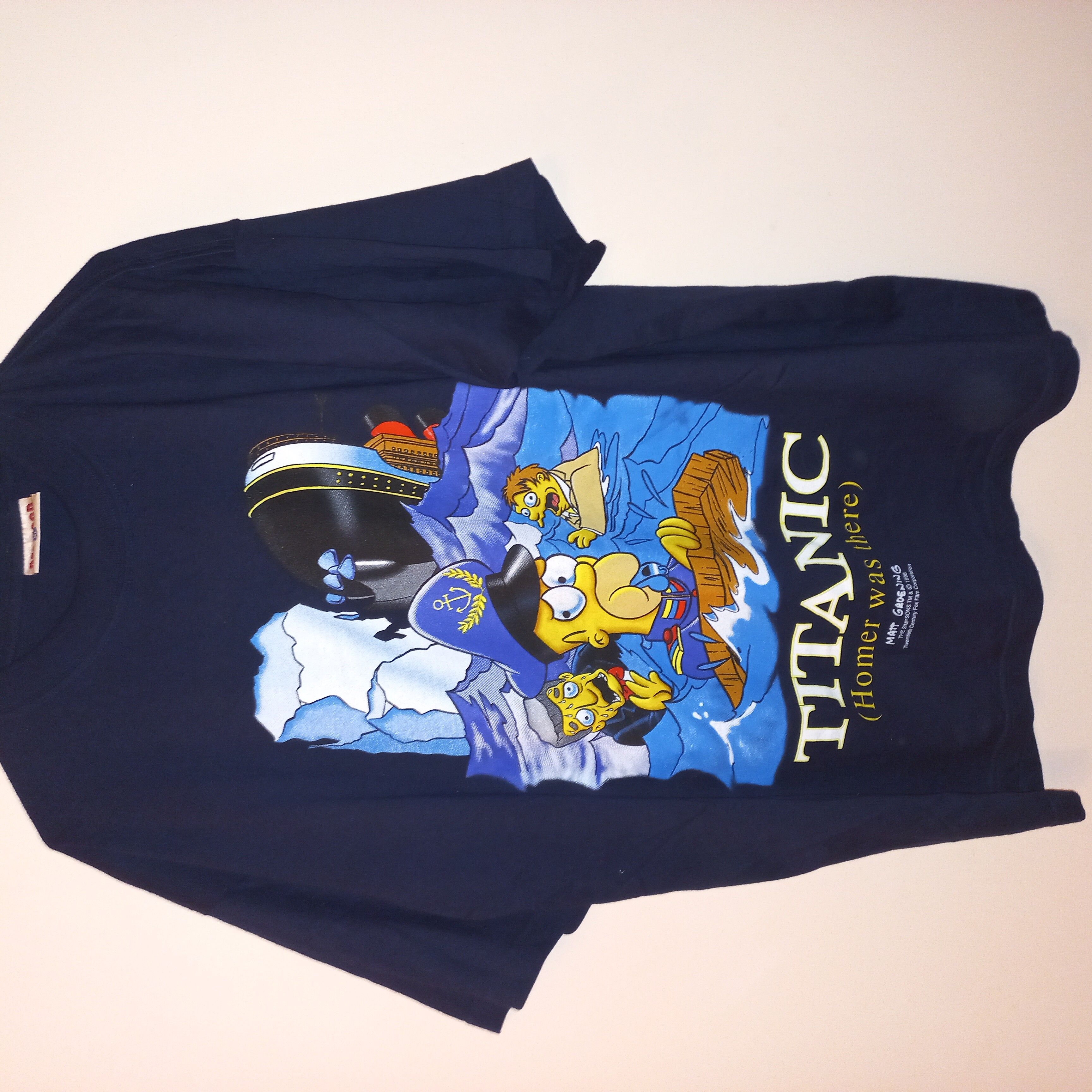 Rwd Redwood Vintage 1998 Titanic The Simpsons 'Homer Was There' Size US XL / EU 56 / 4 - 1 Preview