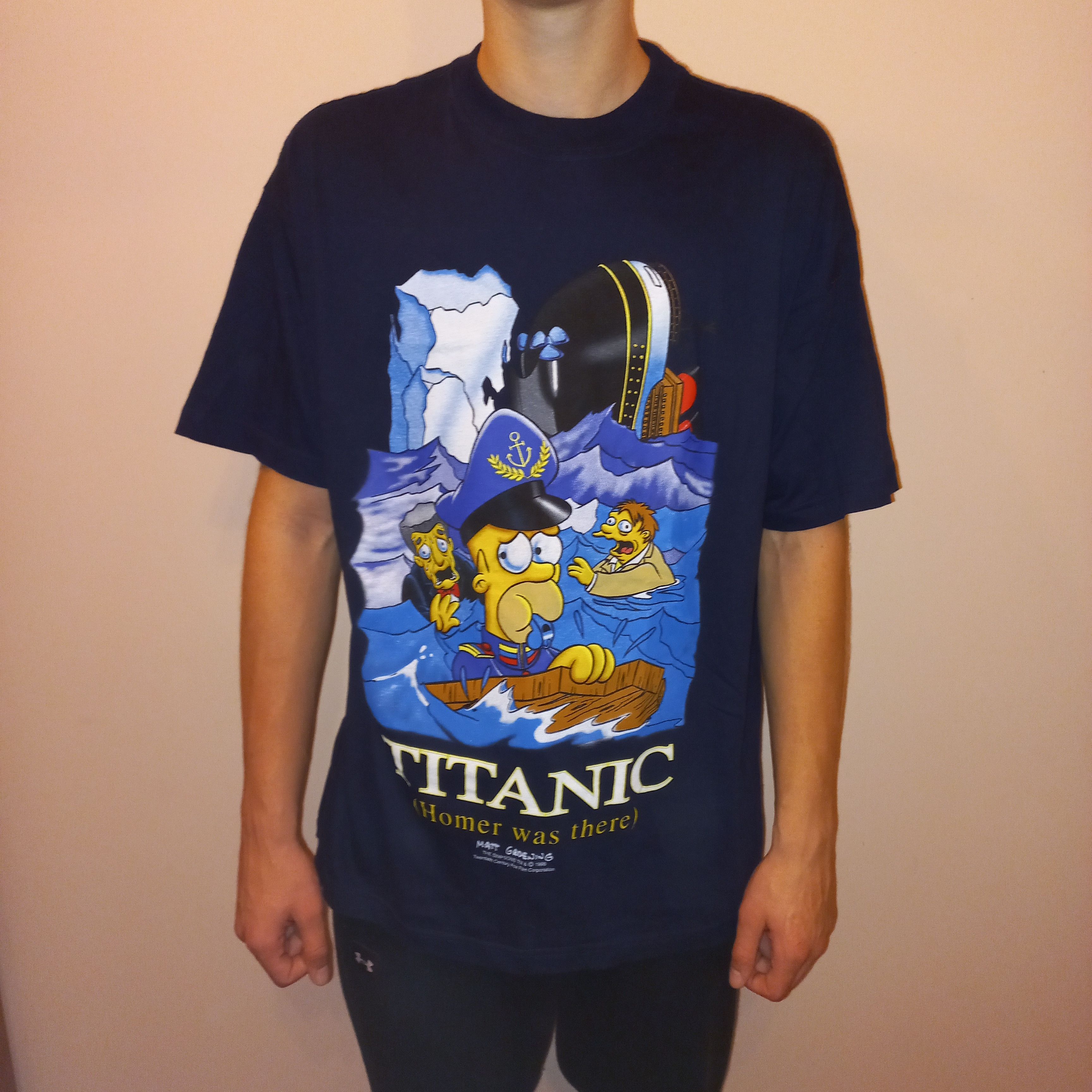 Rwd Redwood Vintage 1998 Titanic The Simpsons 'Homer Was There' Size US XL / EU 56 / 4 - 2 Preview