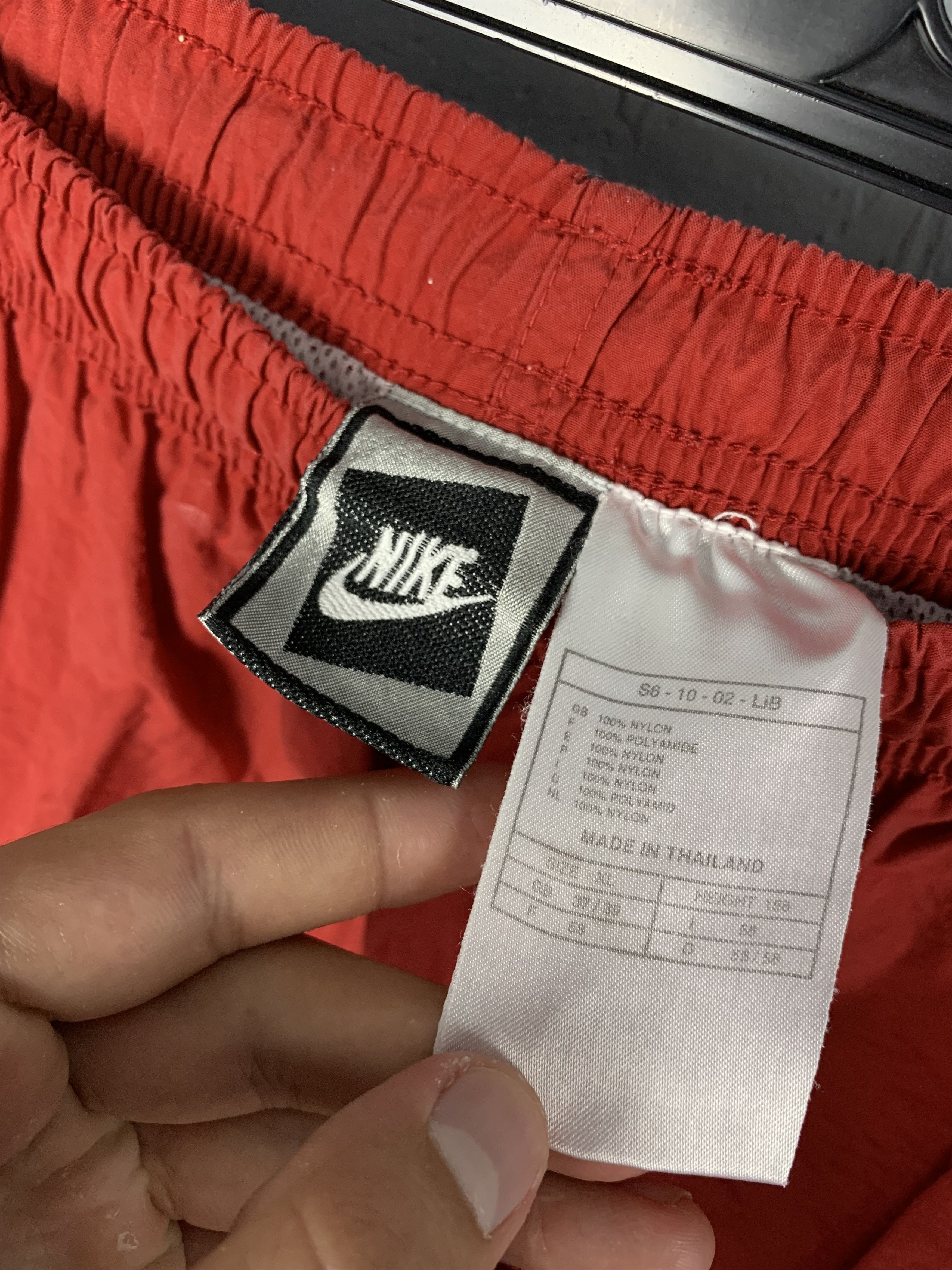 Nike × Vintage Nike 90s Vintage Nylon Mens Shorts Y2K Size US 36 / EU 52 - 6 Thumbnail