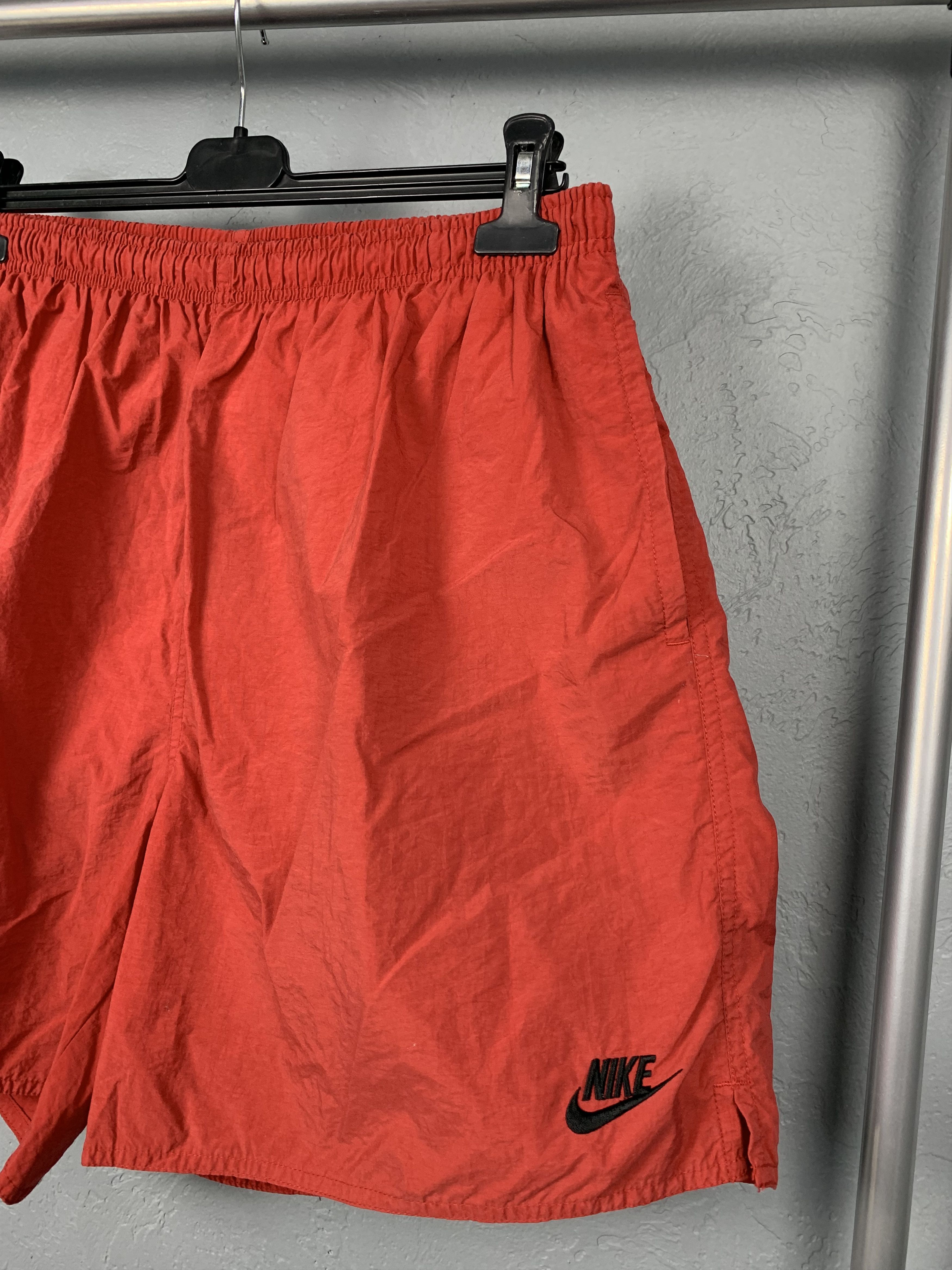 Nike × Vintage Nike 90s Vintage Nylon Mens Shorts Y2K Size US 36 / EU 52 - 4 Thumbnail